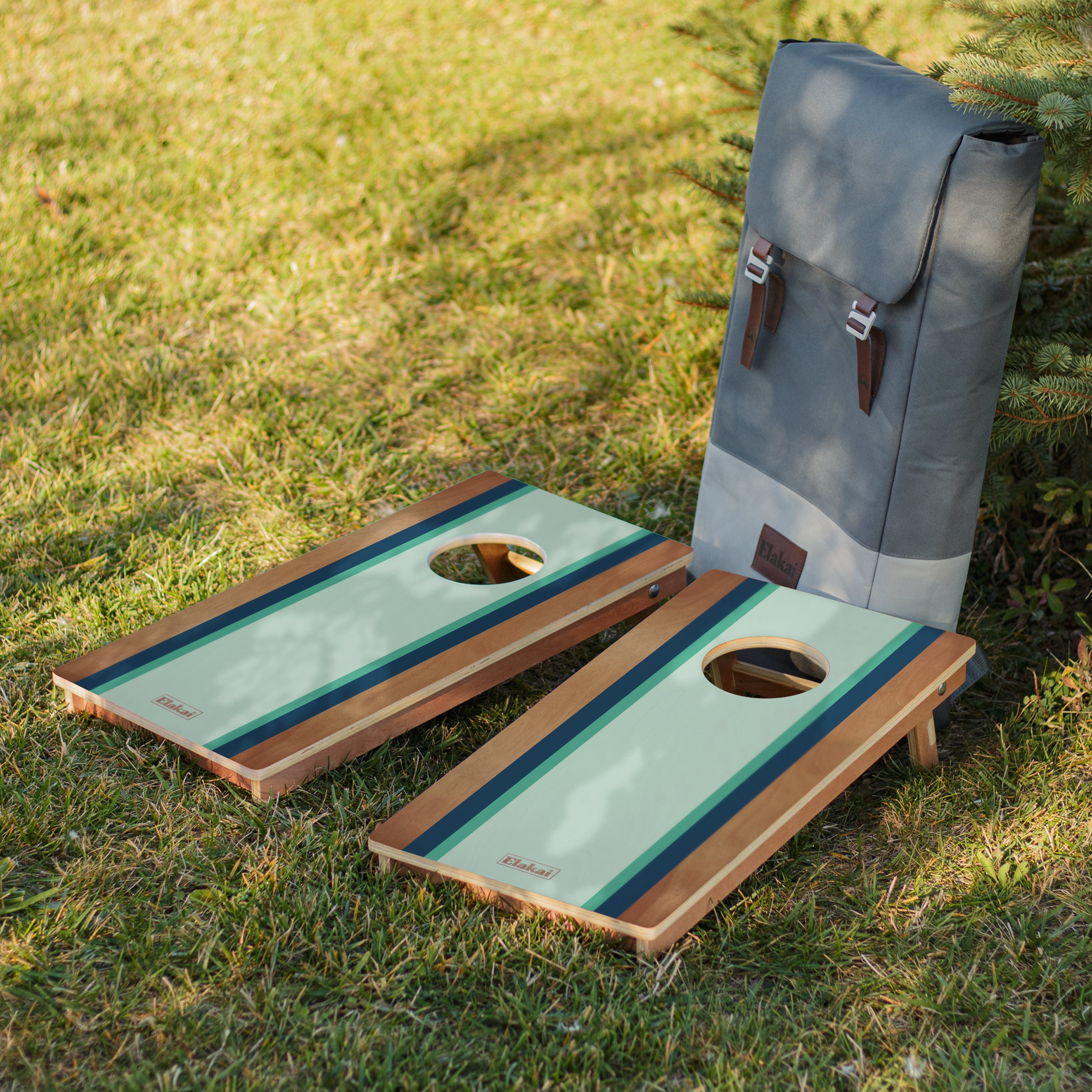 Elakai Gidget Surf 1'x2' Compact Travel Cornhole Boards - Set of 2