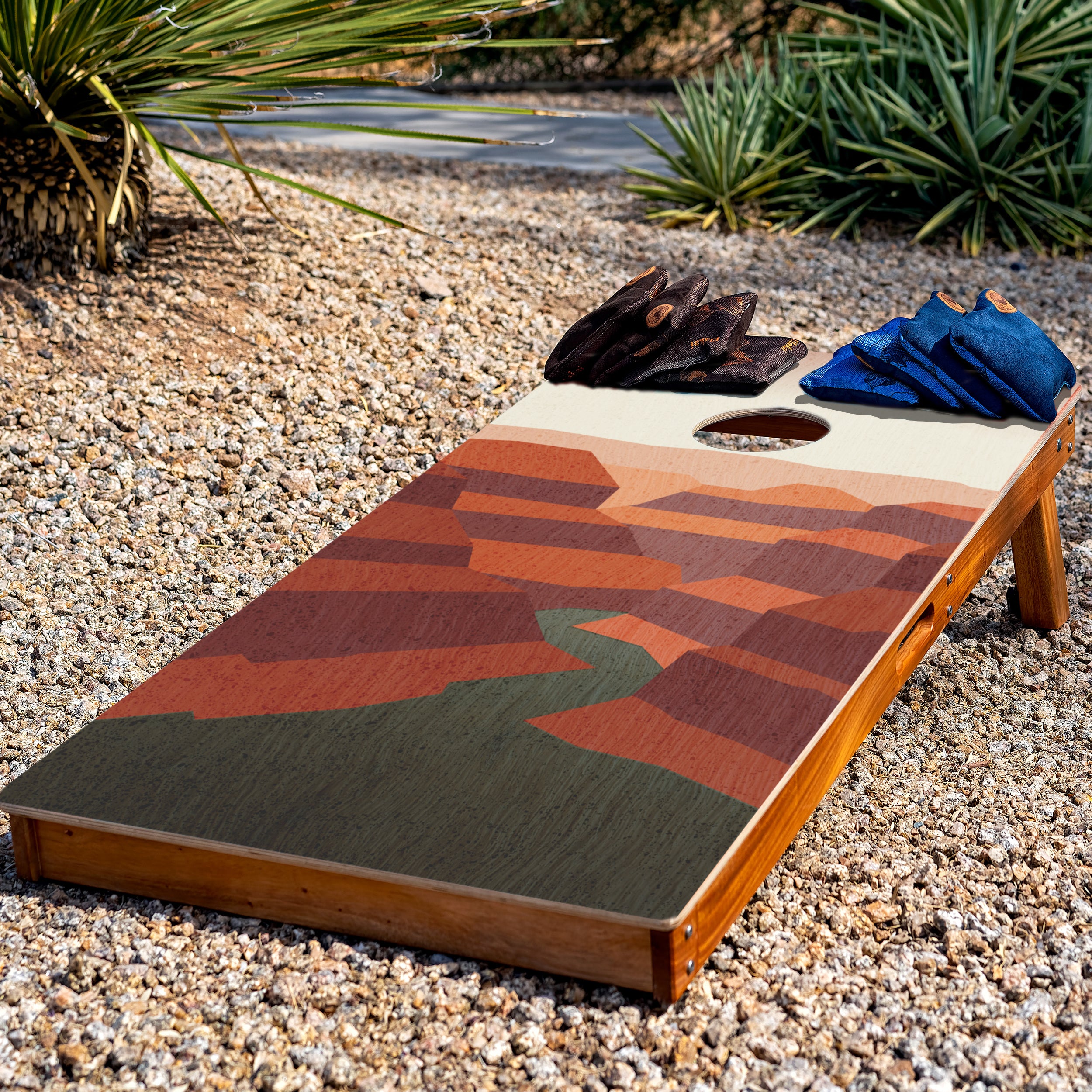 Elakai Grand Canyon 2'x4' Cornhole Boards - Set of 2 - Cornhole Bags Sold Separately