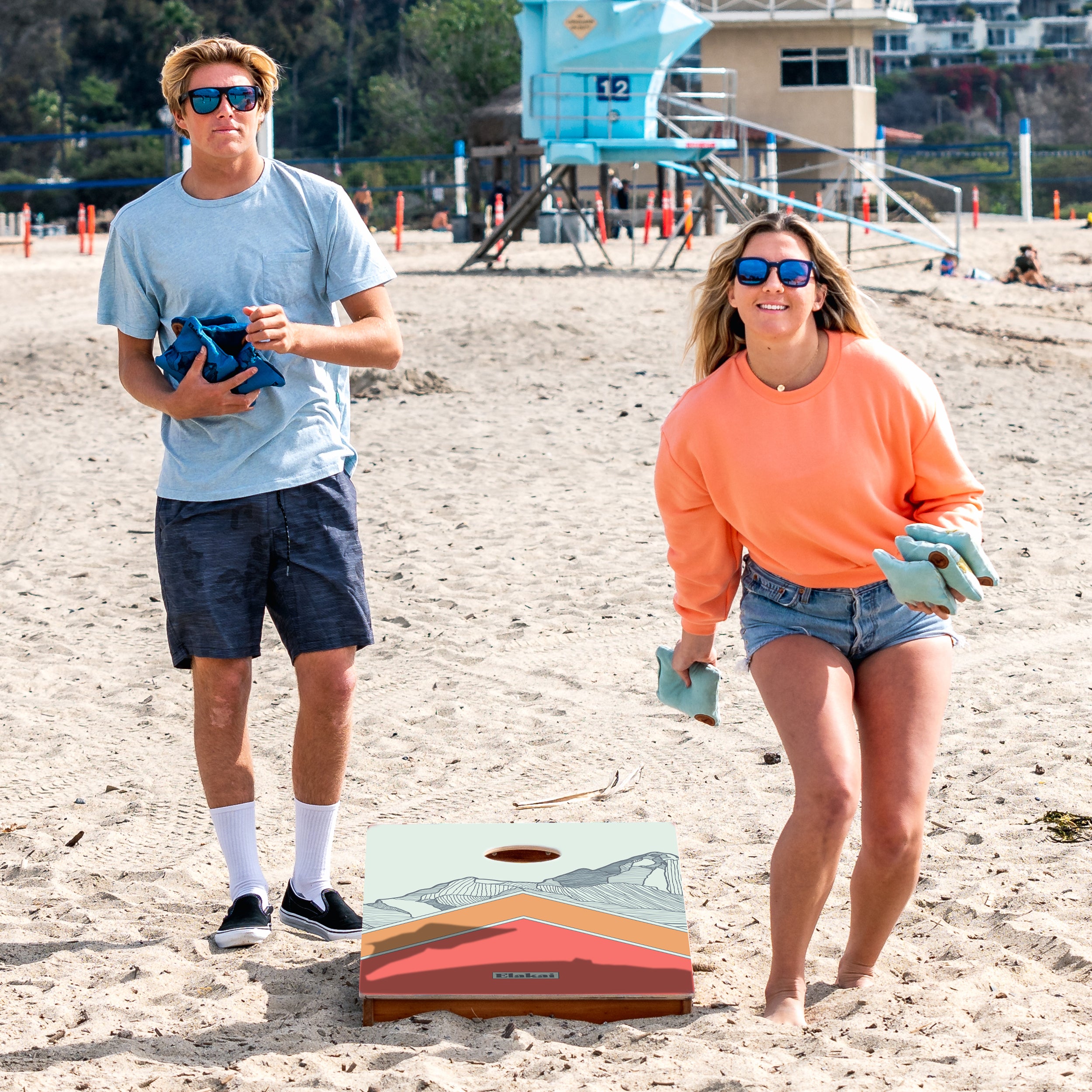 Elakai 2'x4' Cornhole Boards - Set of 2
