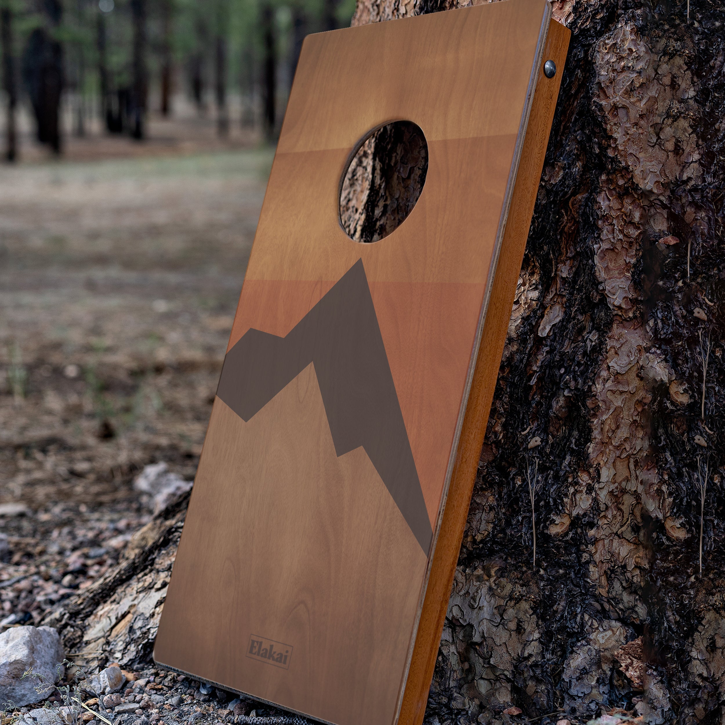 Mount Elakai 1'x2' Cornhole Board Set