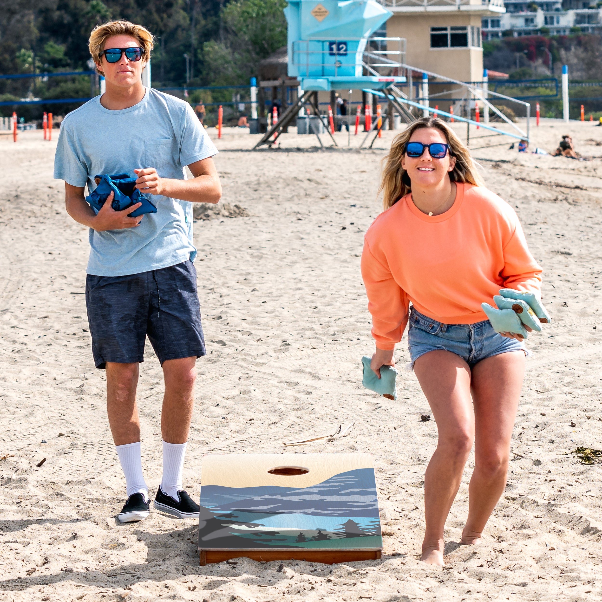 Elakai Glacier 2'x4' Cornhole Boards - Set of 2 - Cornhole Bags Sold Separately