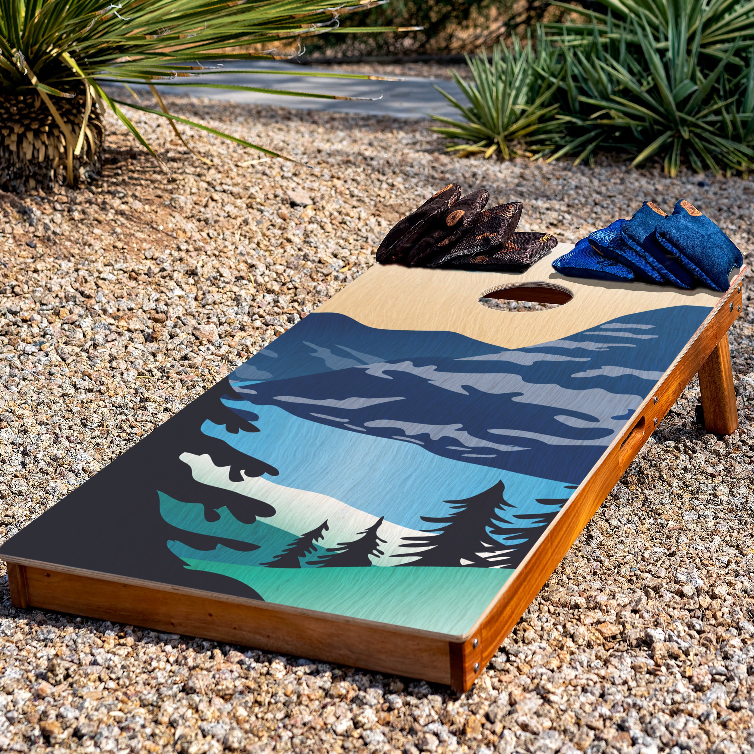 Elakai Glacier 2'x4' Cornhole Boards - Set of 2 - Cornhole Bags Sold Separately
