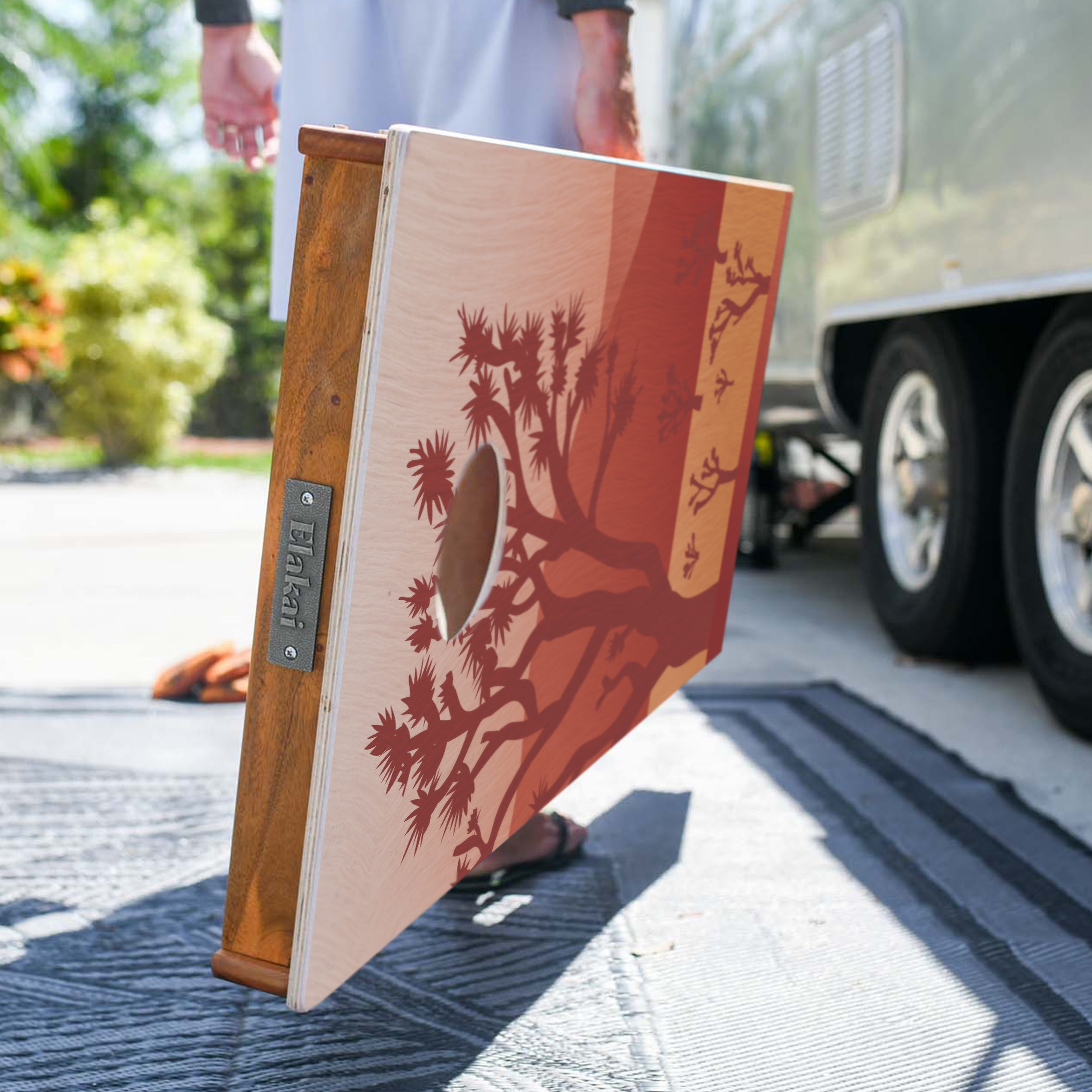 Elakai Joshua Tree 2'x4' Cornhole Boards - Set of 2