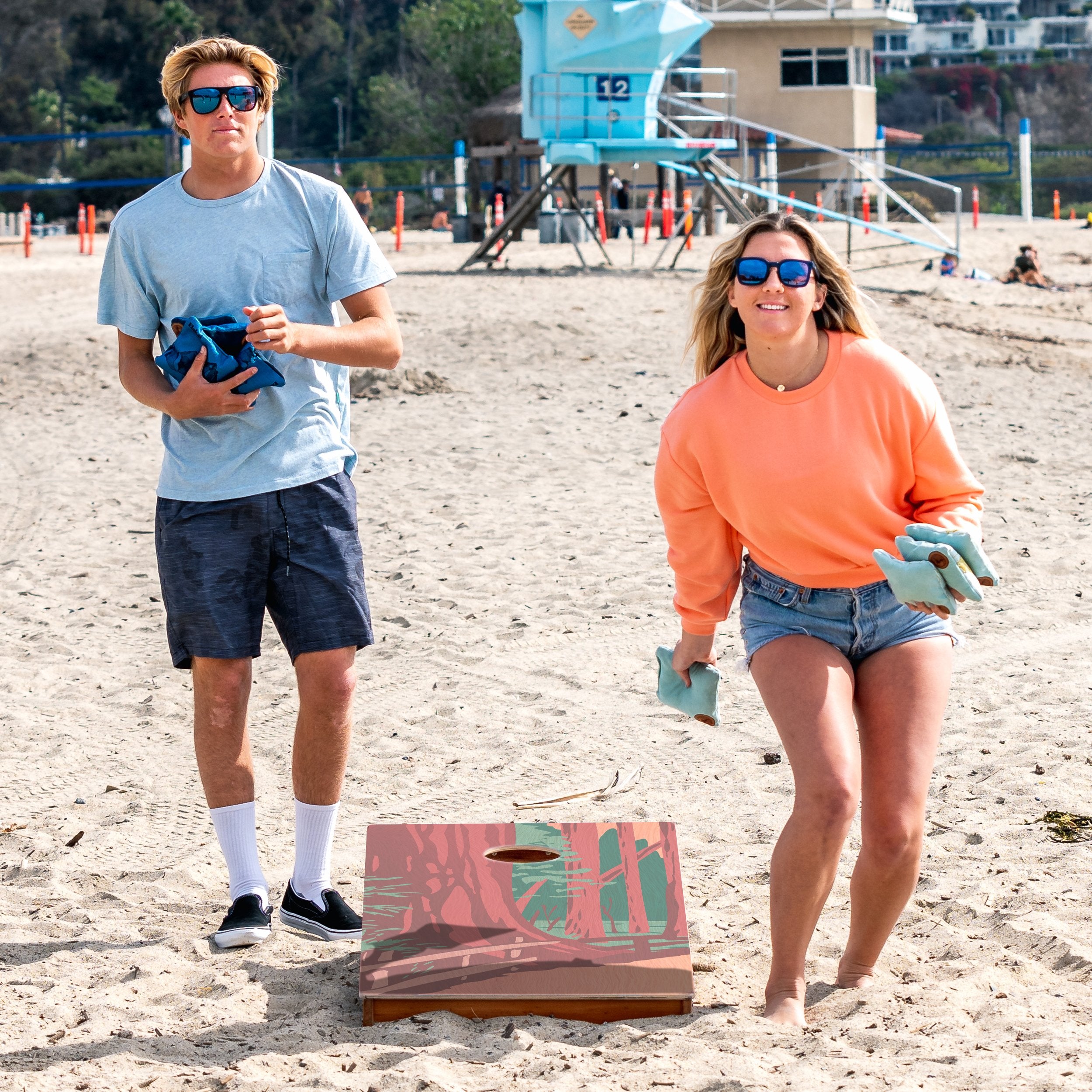 Elakai Redwoods 2'x4' Cornhole Boards - Set of 2