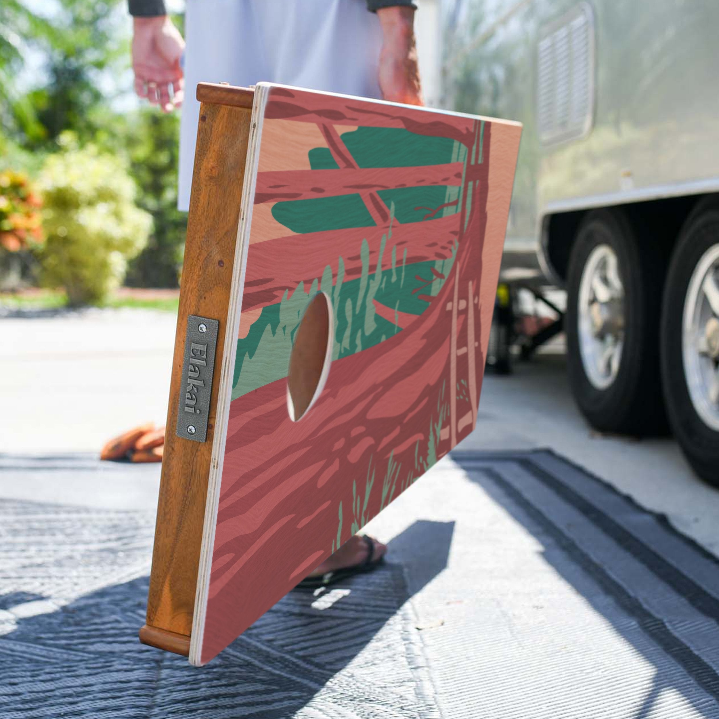 Elakai Redwoods 2'x4' Cornhole Boards - Set of 2
