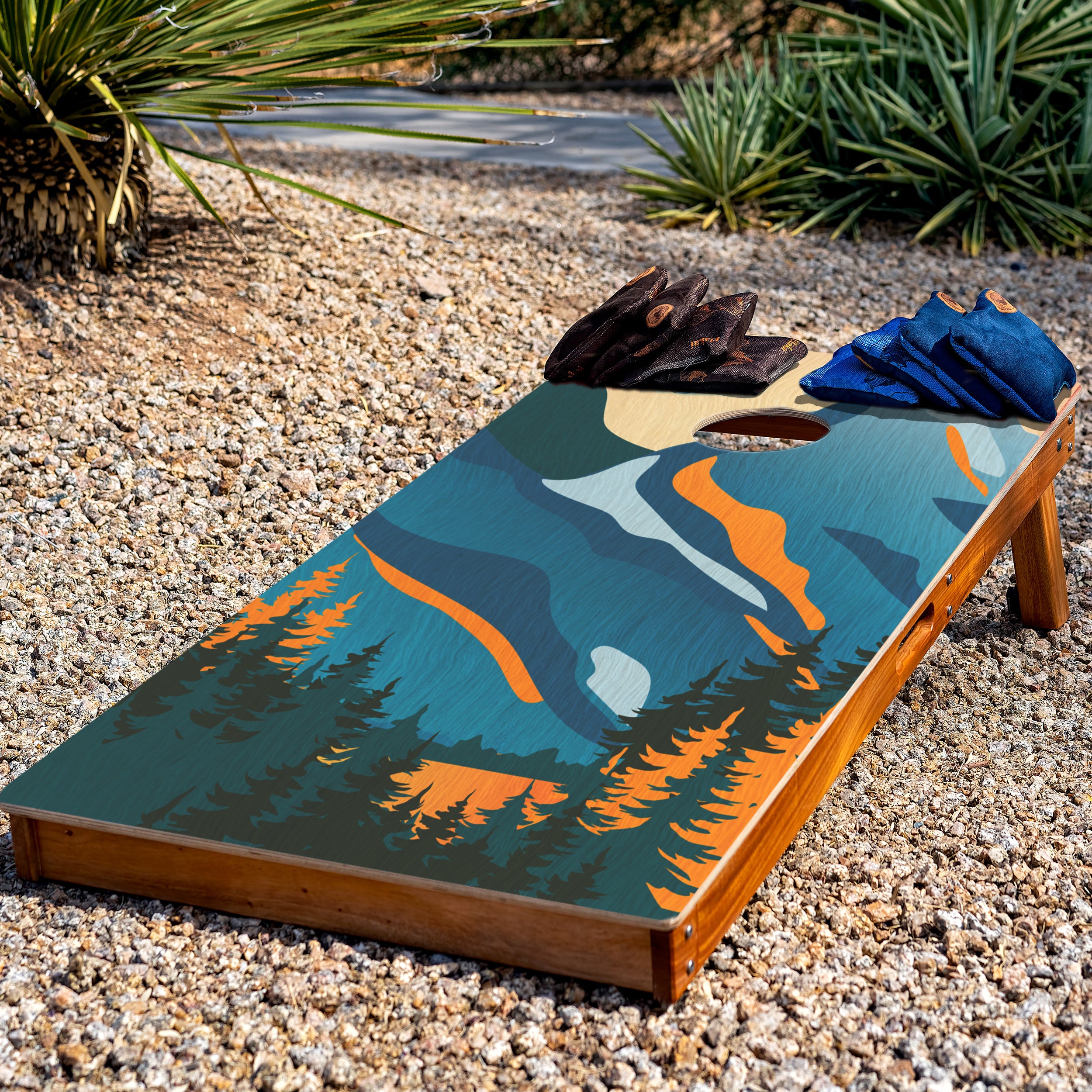Elakai Grand Teton 2'x4' Cornhole Boards - Set of 2