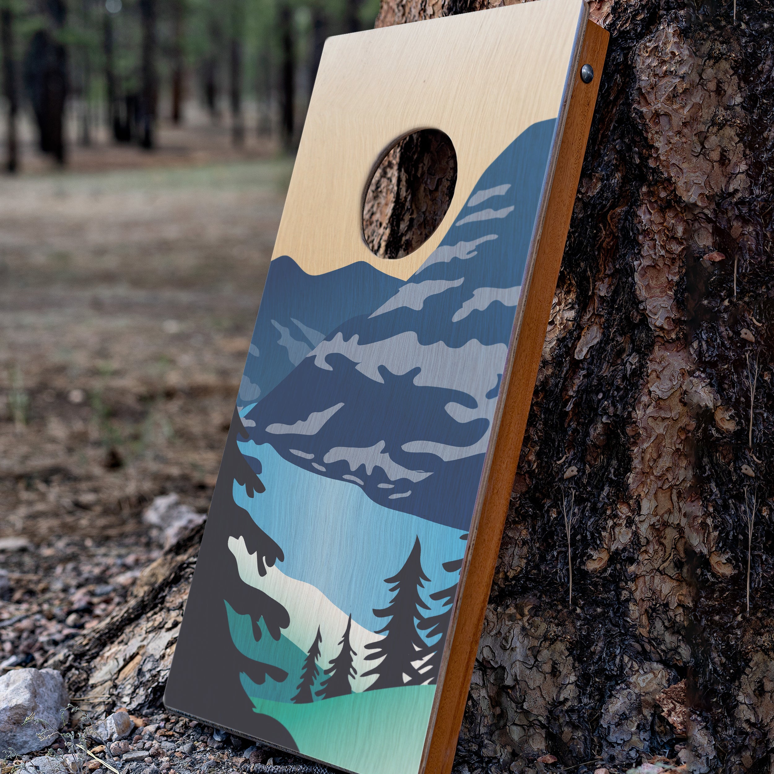 Elakai Glacier 1'x2' Cornhole Board Set