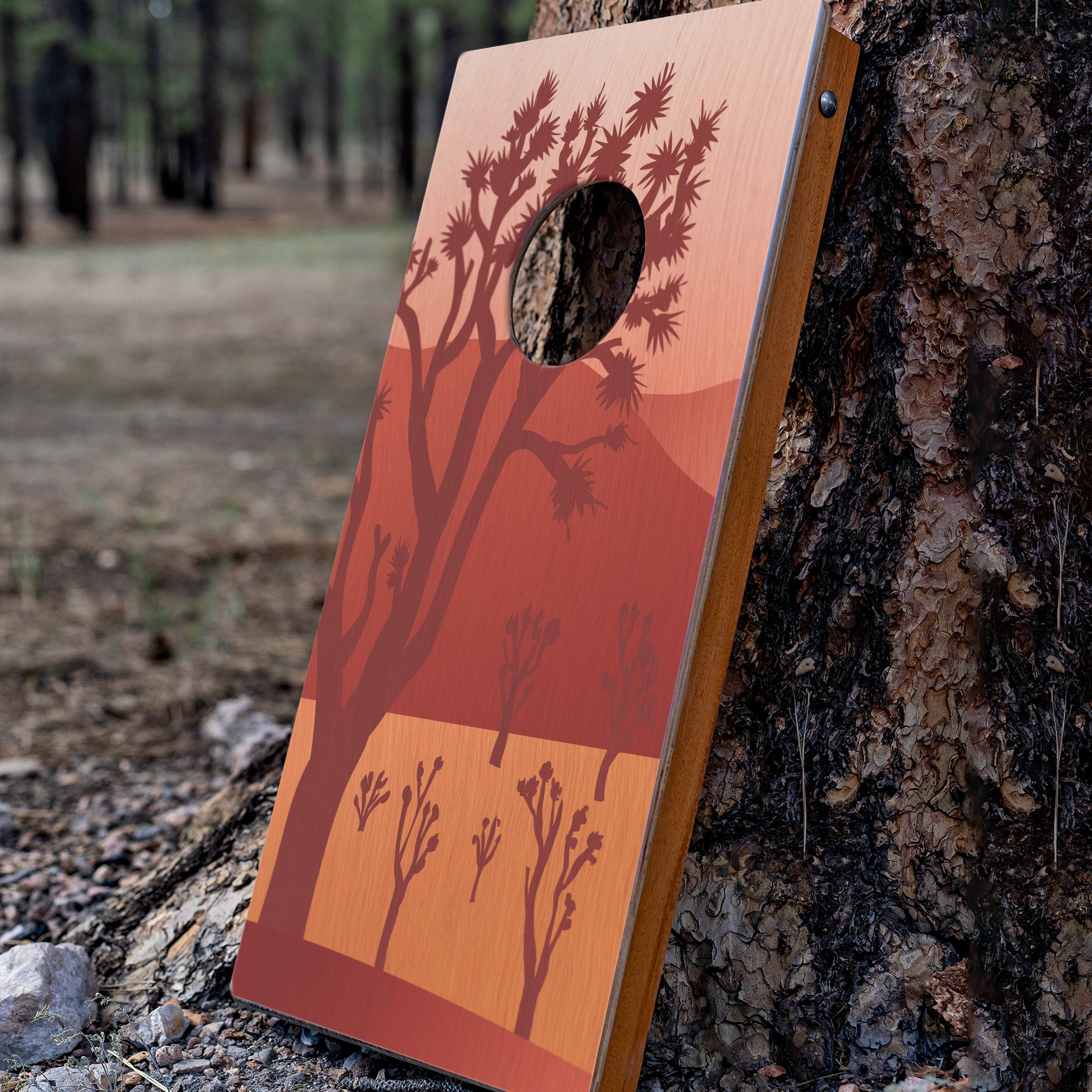 Elakai Joshua Tree 1'x2' Cornhole Board Set