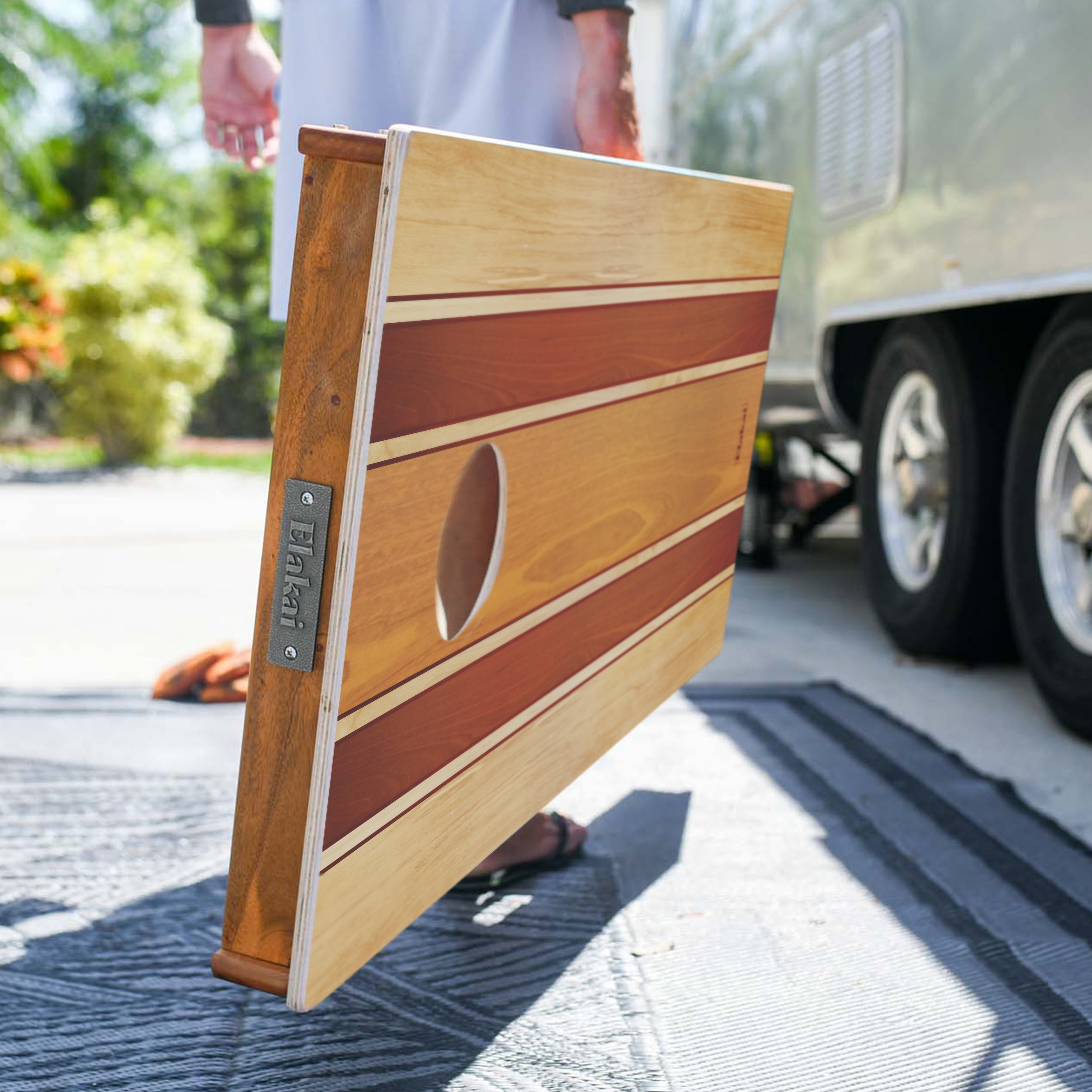 Elakai Classic Woody 2'x4' Cornhole Boards - Set of 2 