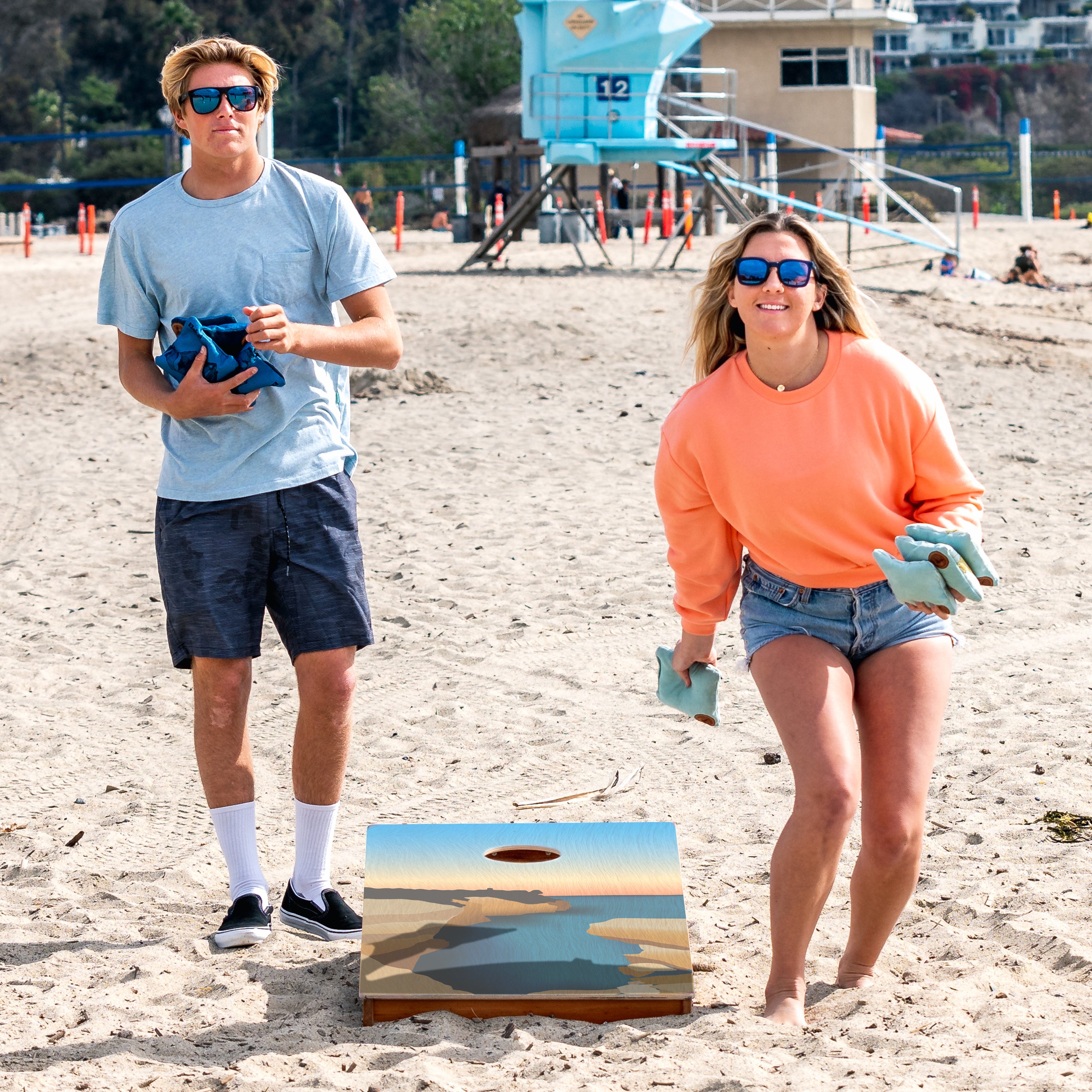 Elakai Pictured Rocks 2'x4' Cornhole Boards - Set of 2 - Cornhole Bags Sold Separately