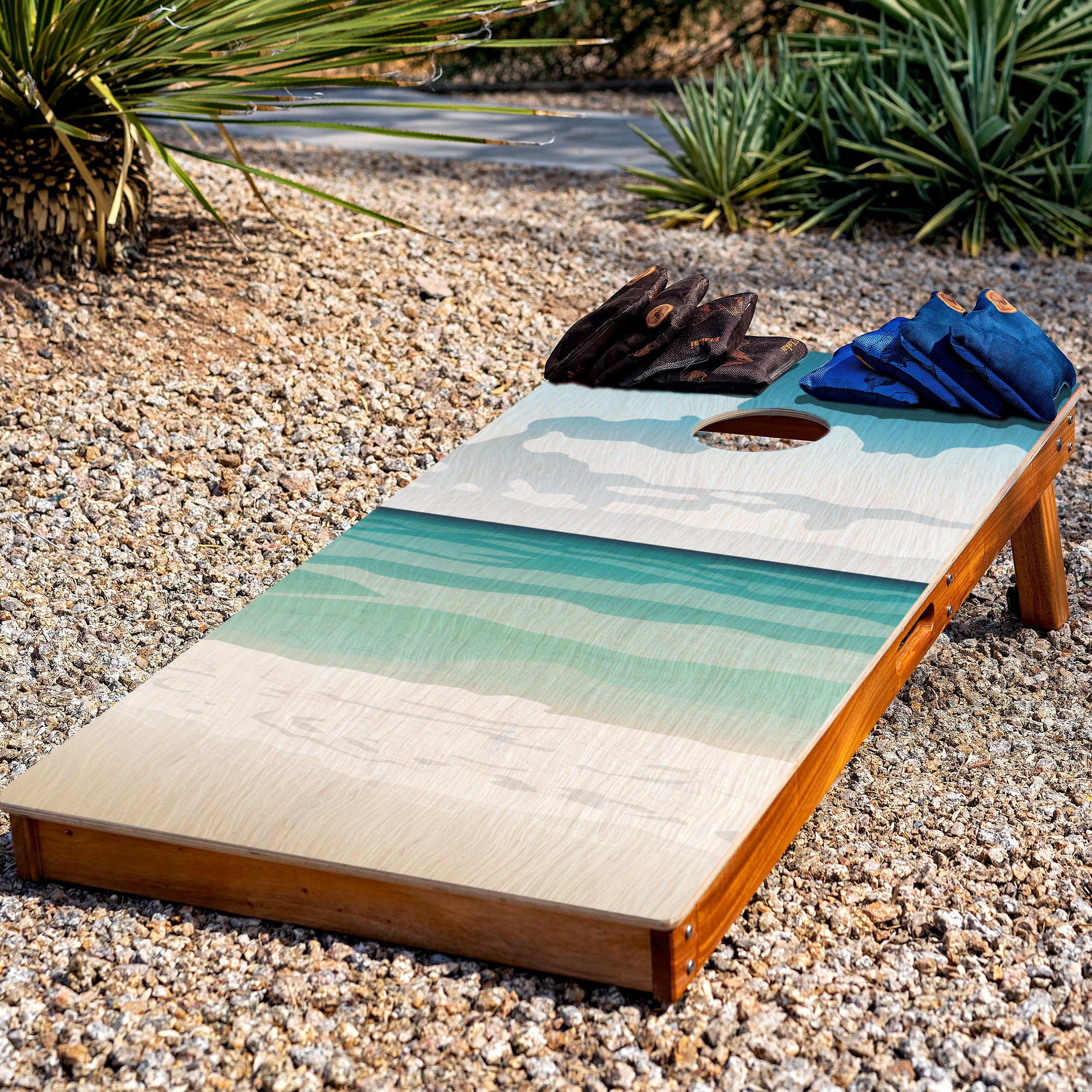 Elakai Gulf Island Shore 2'x4' Cornhole Board