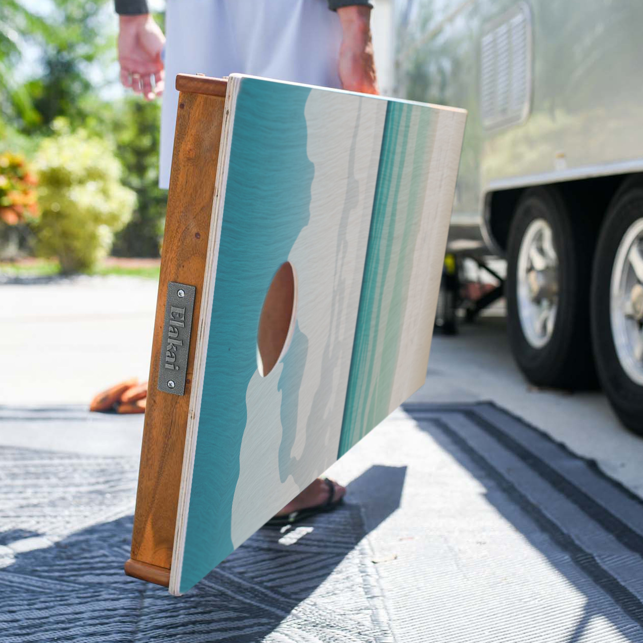 Elakai Gulf Island Shore 2'x4' Cornhole Board