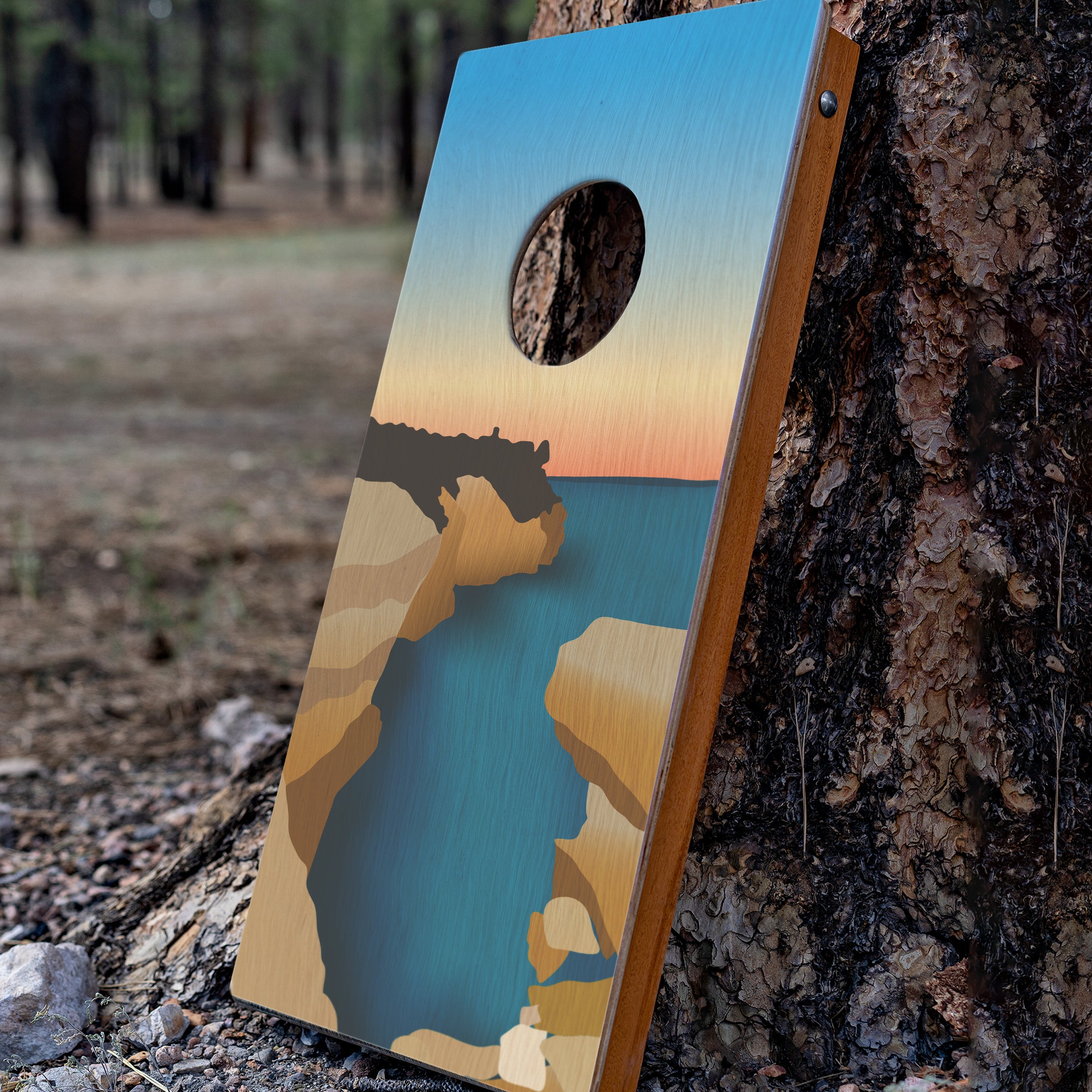 Elakai Cape Cod 1'x2' Cornhole Board Set