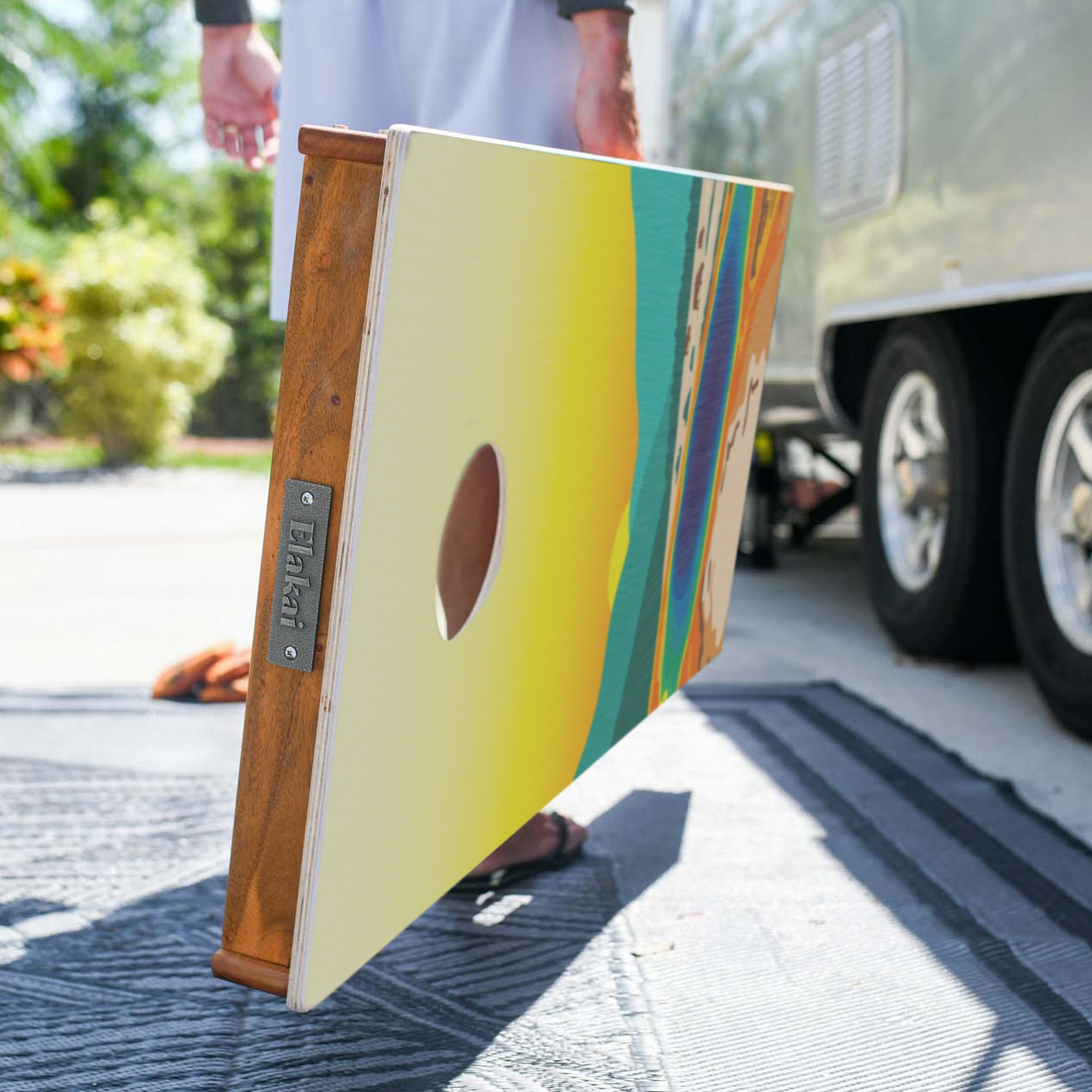 Elakai Yellowstone National Park 2'x4' Cornhole Boards - Set of 2