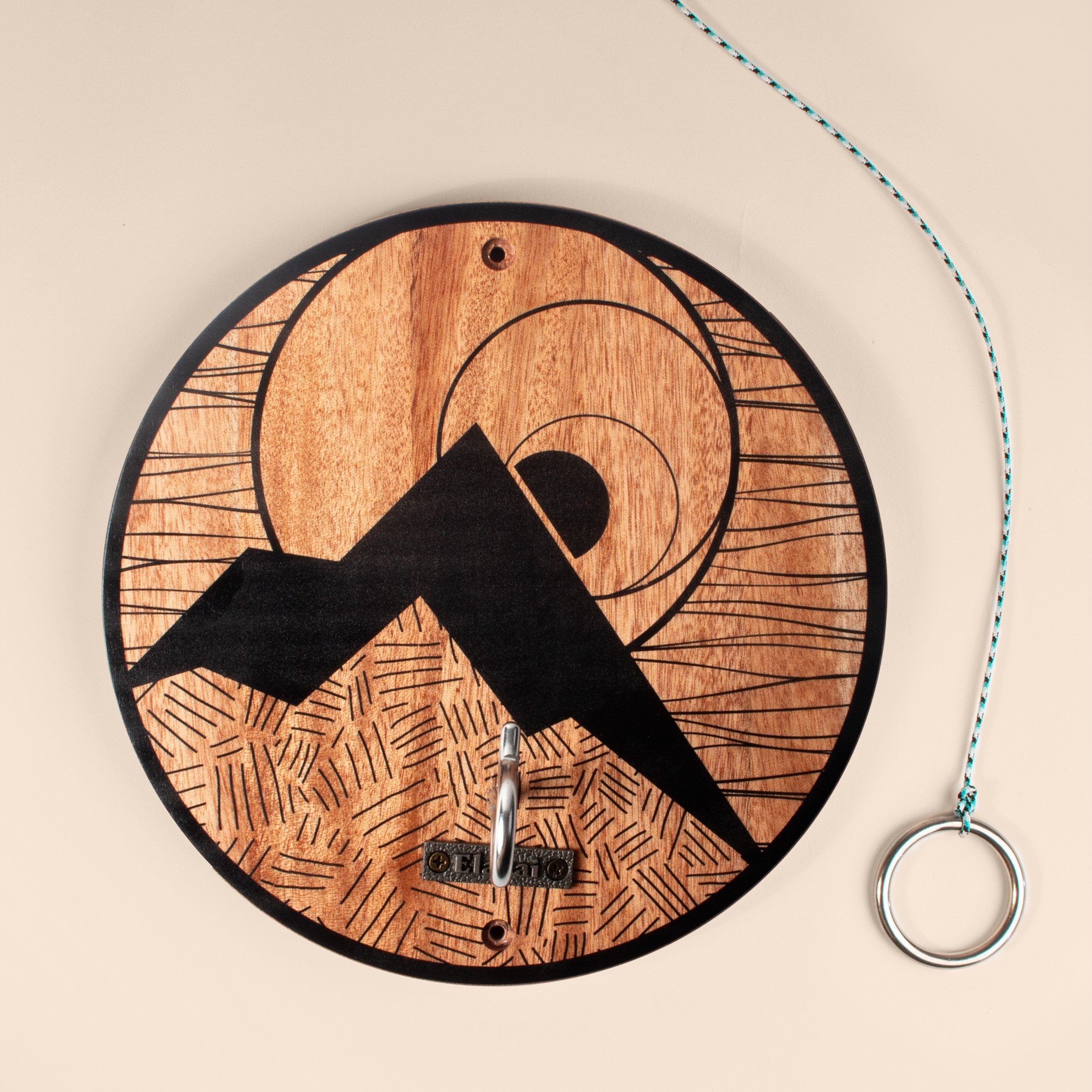 Elakai Wayfarer Natural Finish Hook and Ring Game