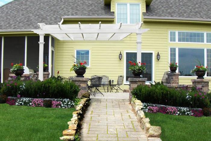 Vita 12'x12' Freemont Attached Pergola