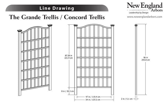 Vita Grande Vinyl Trellis