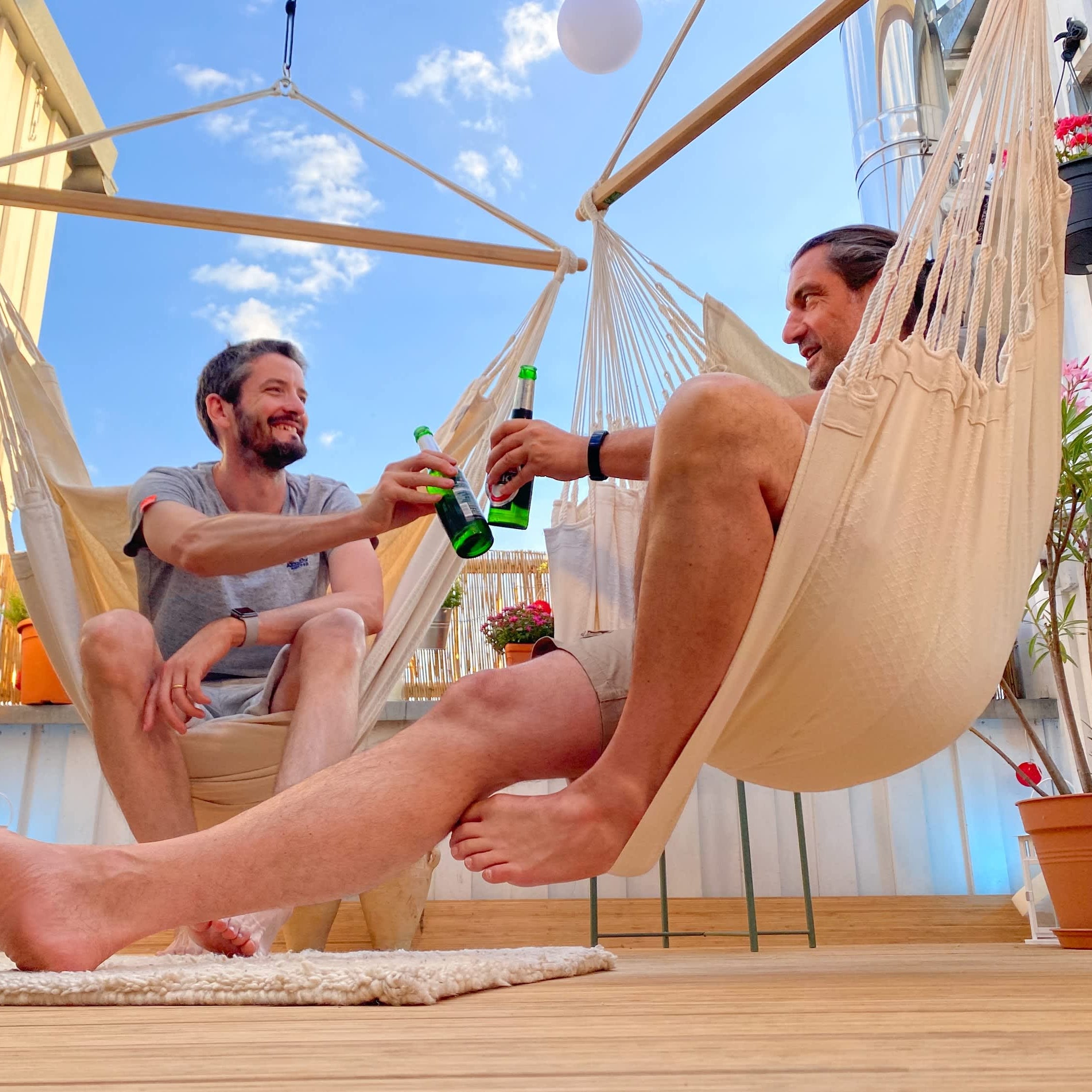 La Siesta Habana King-Size Hanging Chair - Latte