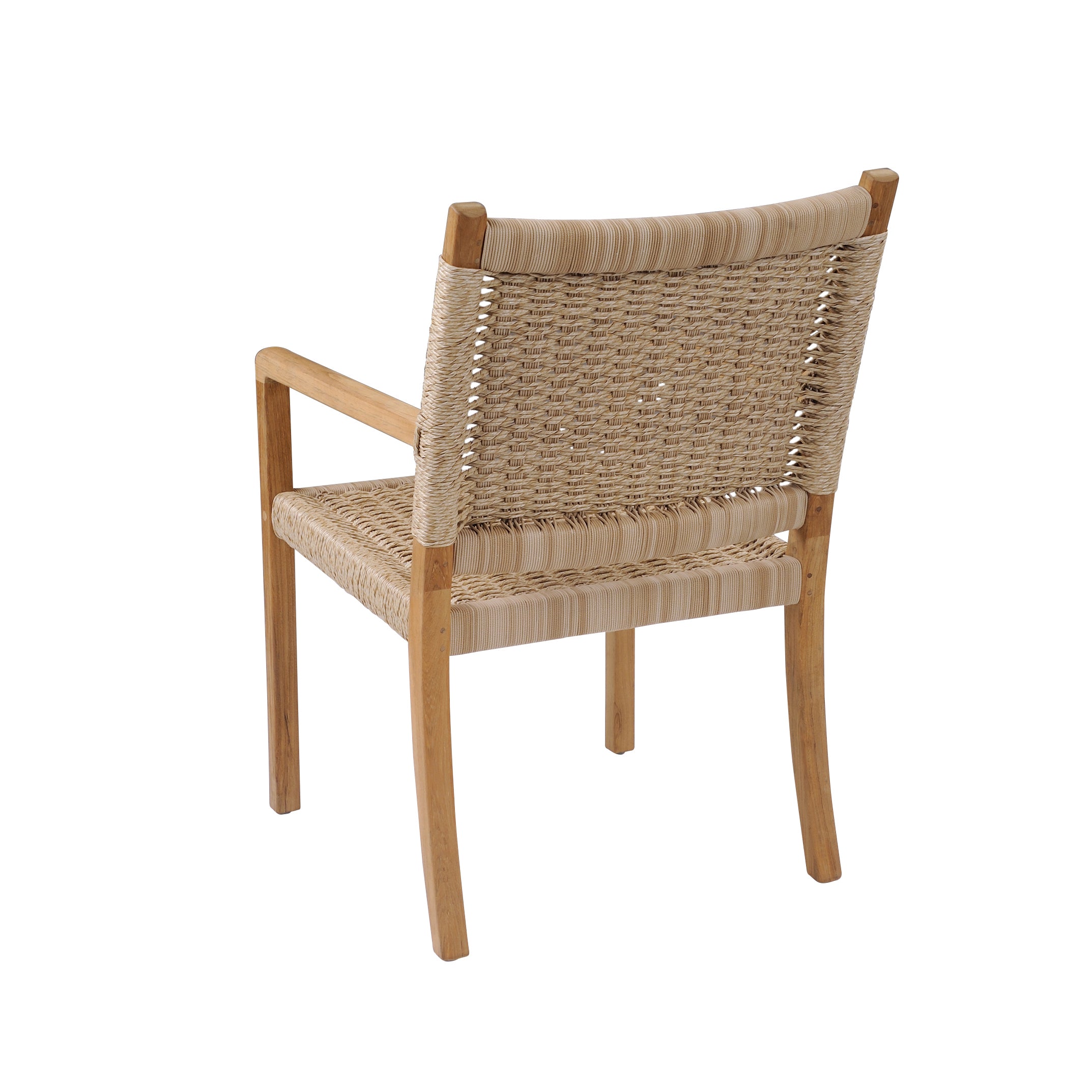 Kingsley Bate Hudson Dining Arm Chair in Natural Cord
