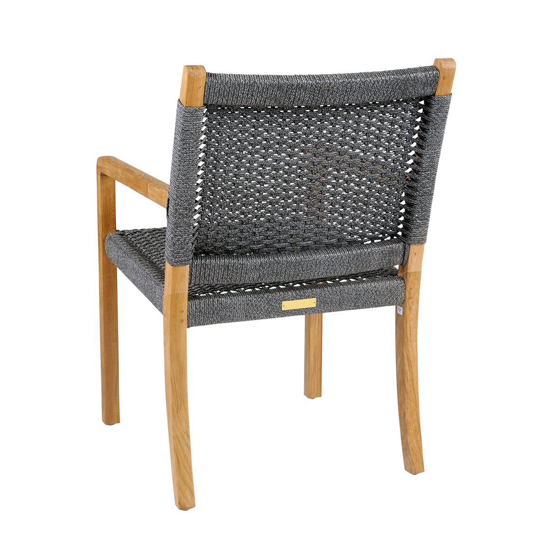 Kingsley Bate Hudson Dining Arm Chair in Charcoal Cord