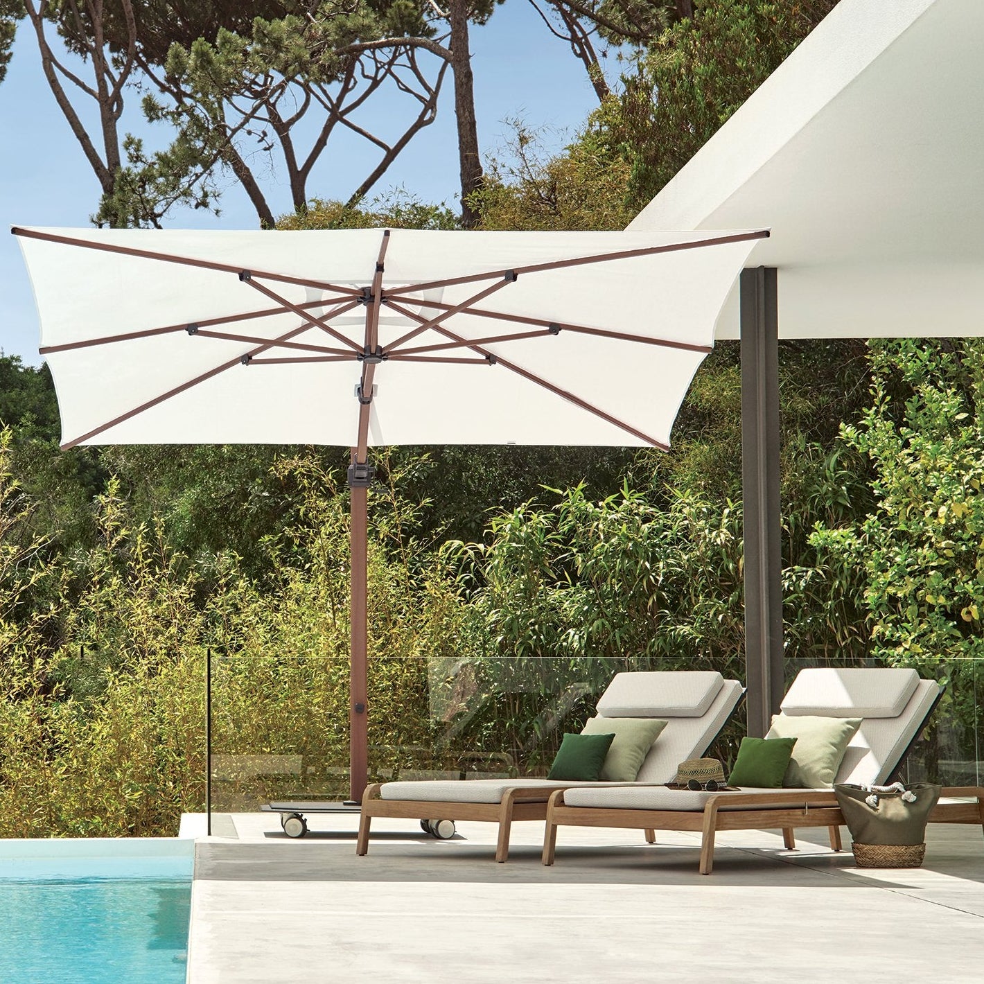 Jardinico JCP.301 Square 10' Sidepost Umbrella