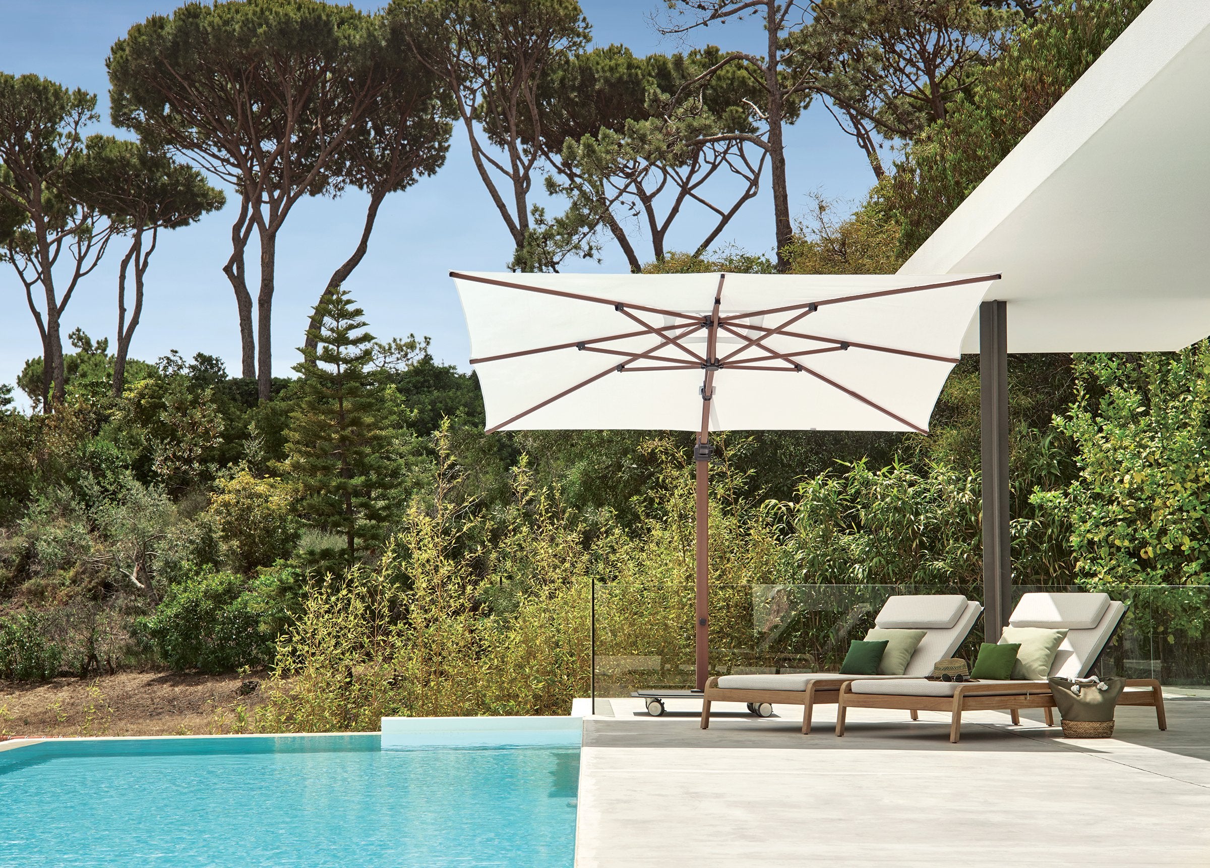 Jardinico JCP.301 Square 10' Sidepost Umbrella