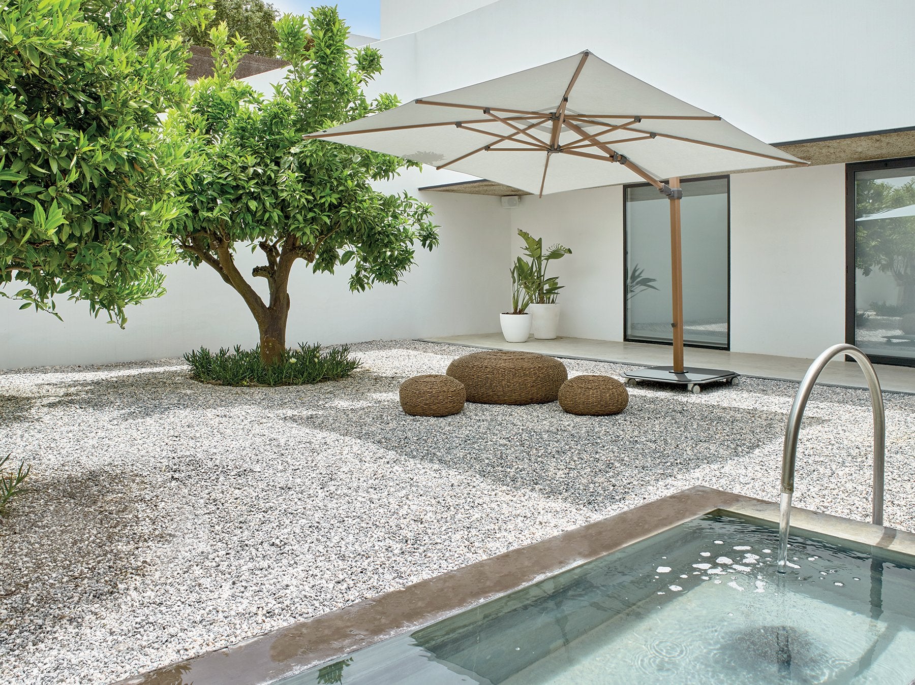 Jardinico JCP.301 Square 10' Sidepost Umbrella