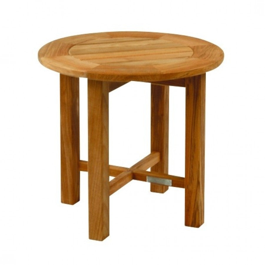 Kingsley Bate Sag Harbor Wicker Rocker and Essex Teak Side Table 3 Piece Ensemble