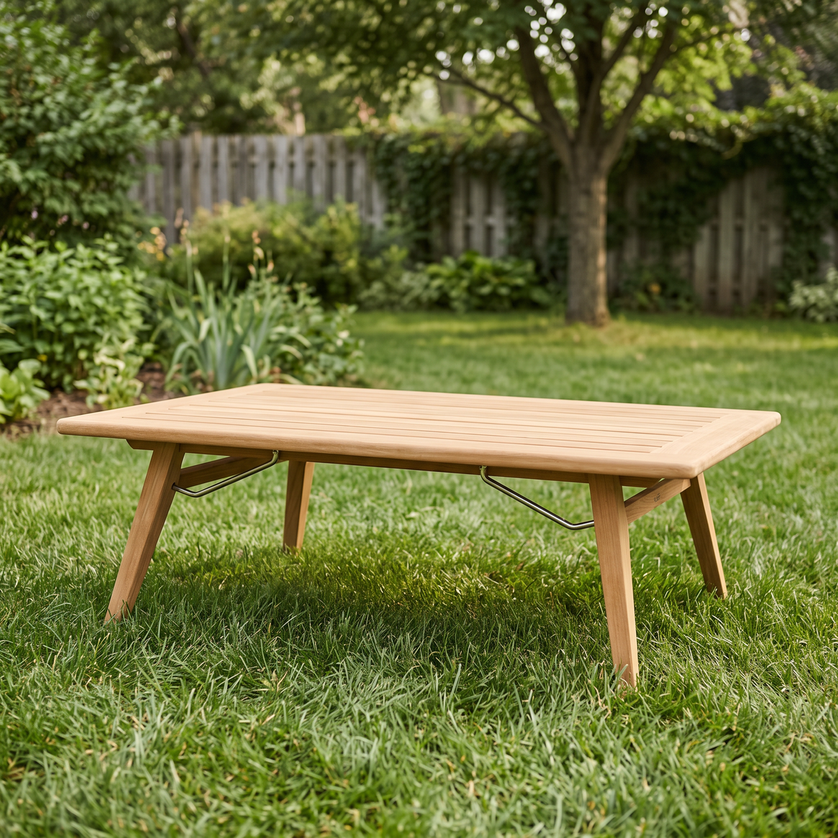 Kingsley Bate Ipanema teak rectangle coffee table