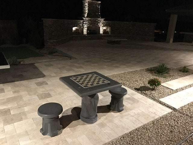 Stone Age Knight Chess Table