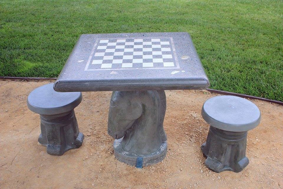 Stone Age Knight Chess Table
