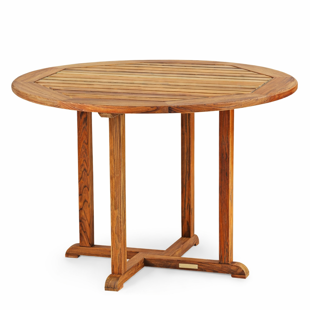 Kingsley Bate Essex Teak 42" Dining Table - Quick Ship