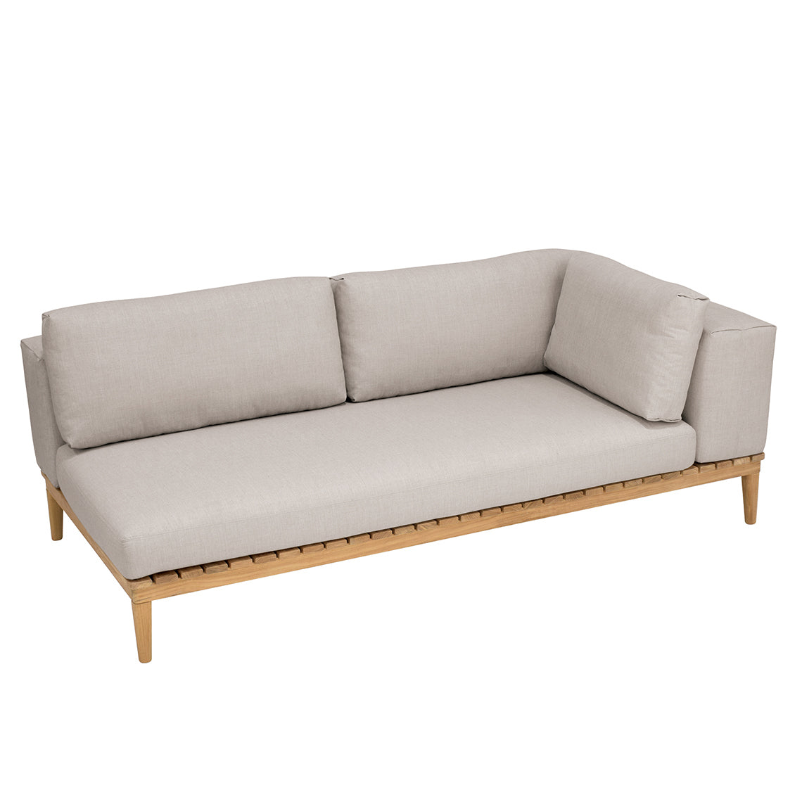 Kingsley Bate Lotus Sectional Settee with Corner (KYB-LO63 and KYB-LO66)