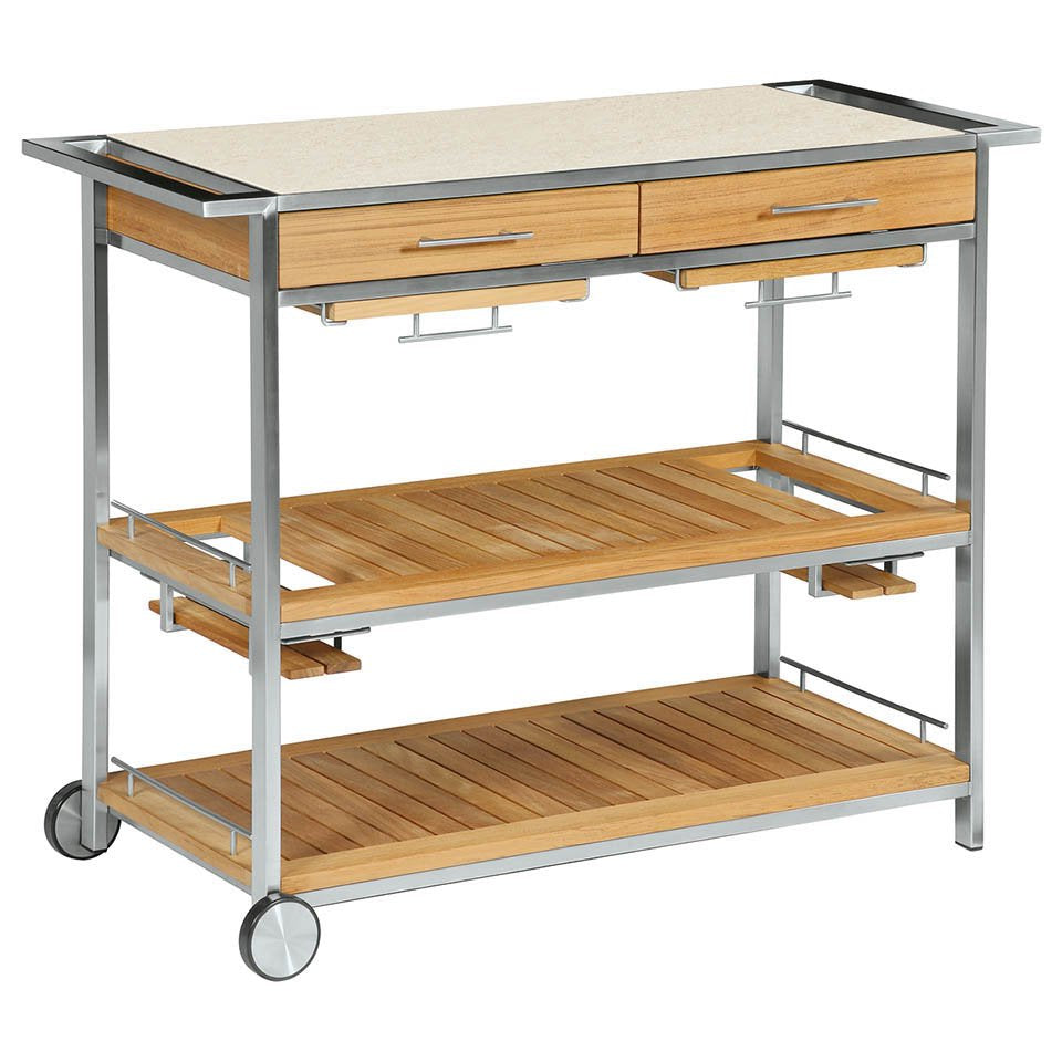 Barlow Tyrie Mercury Serving Table