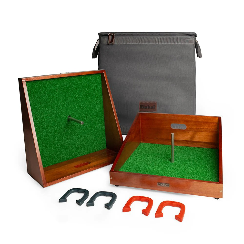 Elakai Mahogany Mini Horseshoe Set