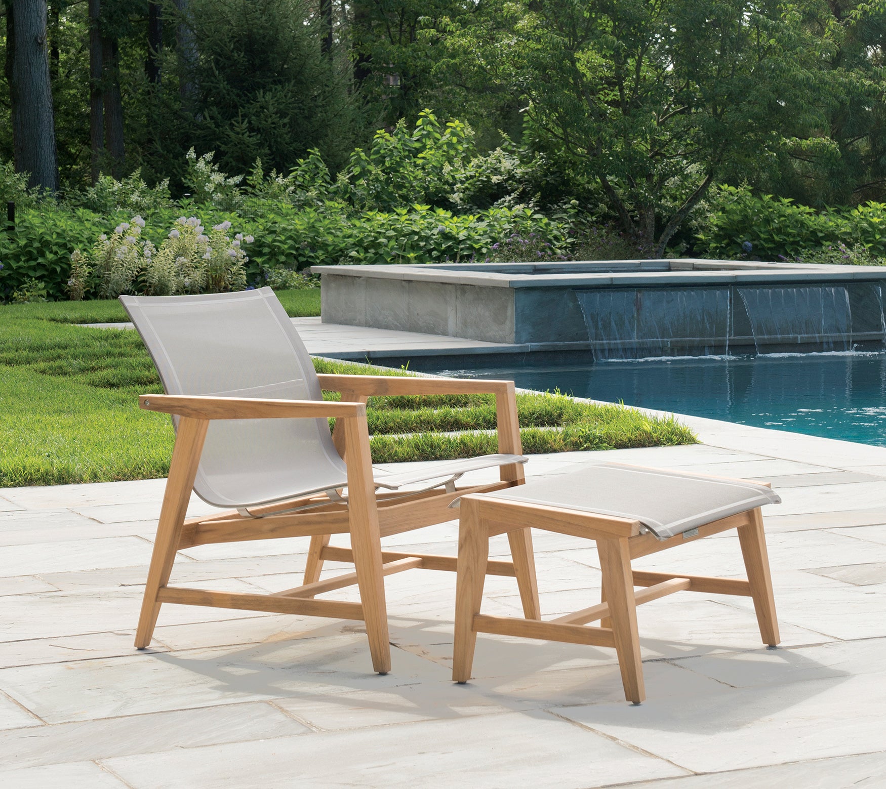 Kingsley Bate Marin Club Ottoman - Thumbnail 2