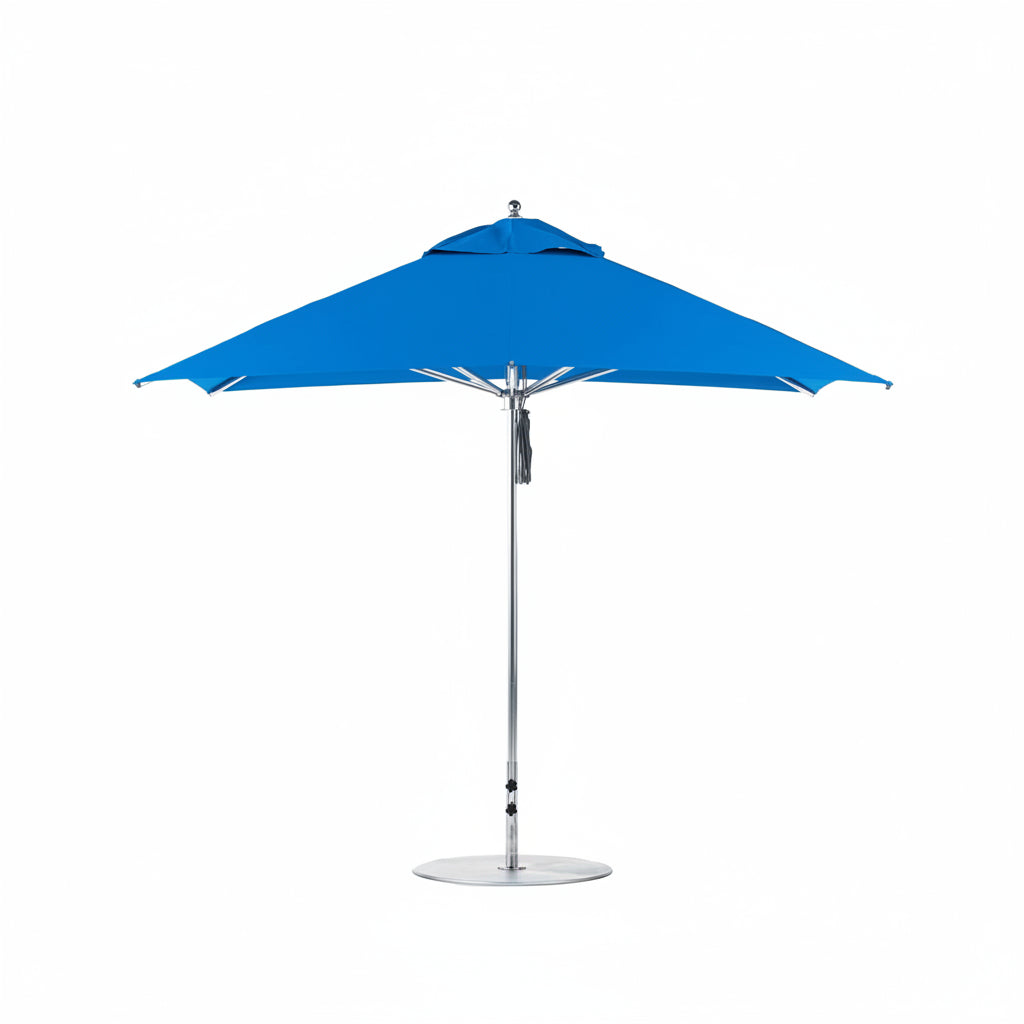Ledge 10' Square Double Pulley Premier Umbrella