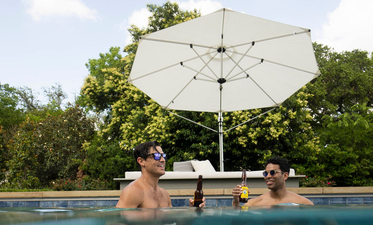 Ledge 10' Square Ultra Cantilever Umbrella