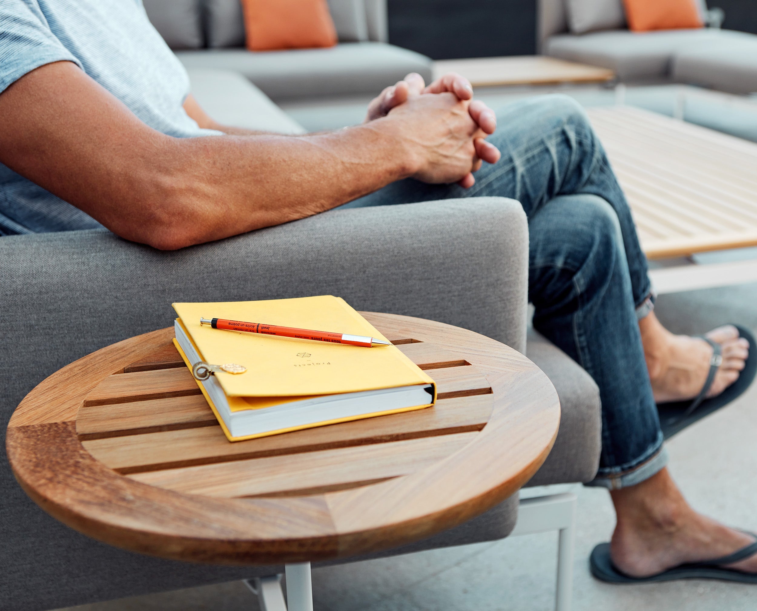 Barlow Tyrie Layout Stainless Steel Deep Seating Side Table 40