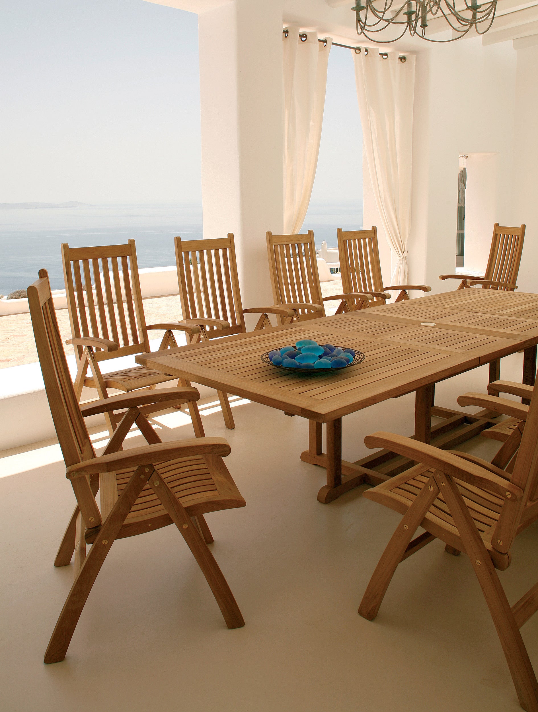 Barlow Tyrie Ascot Highback Reclining Teak Armchair - Thumbnail 2