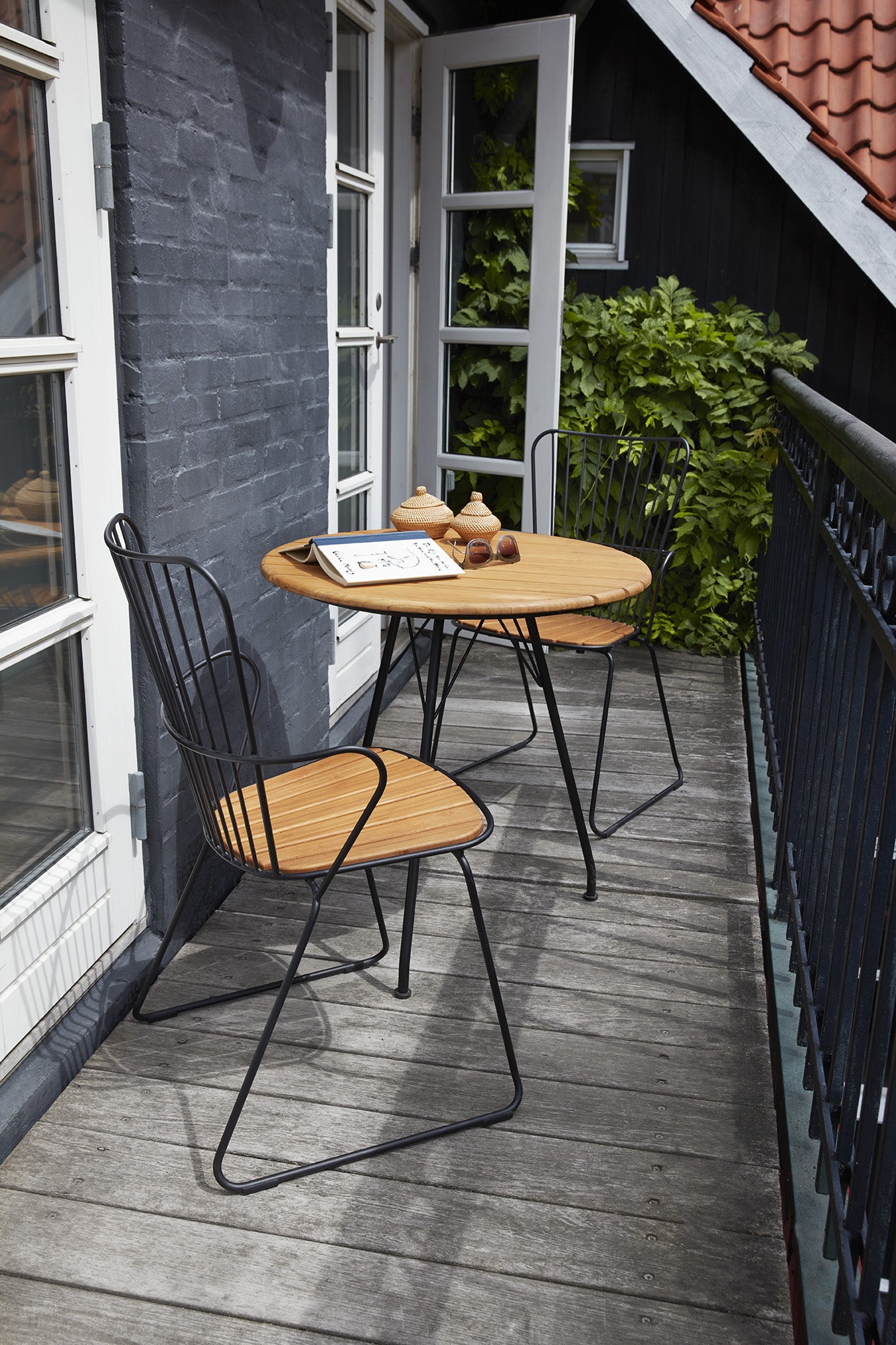 Pictured with the Circum Bamboo Cafe Table - Item  HOU-12831-0312 (sold separately)