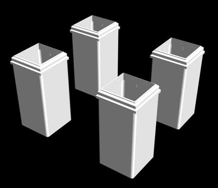 Vita Pergola Base Moldings - 4 pack