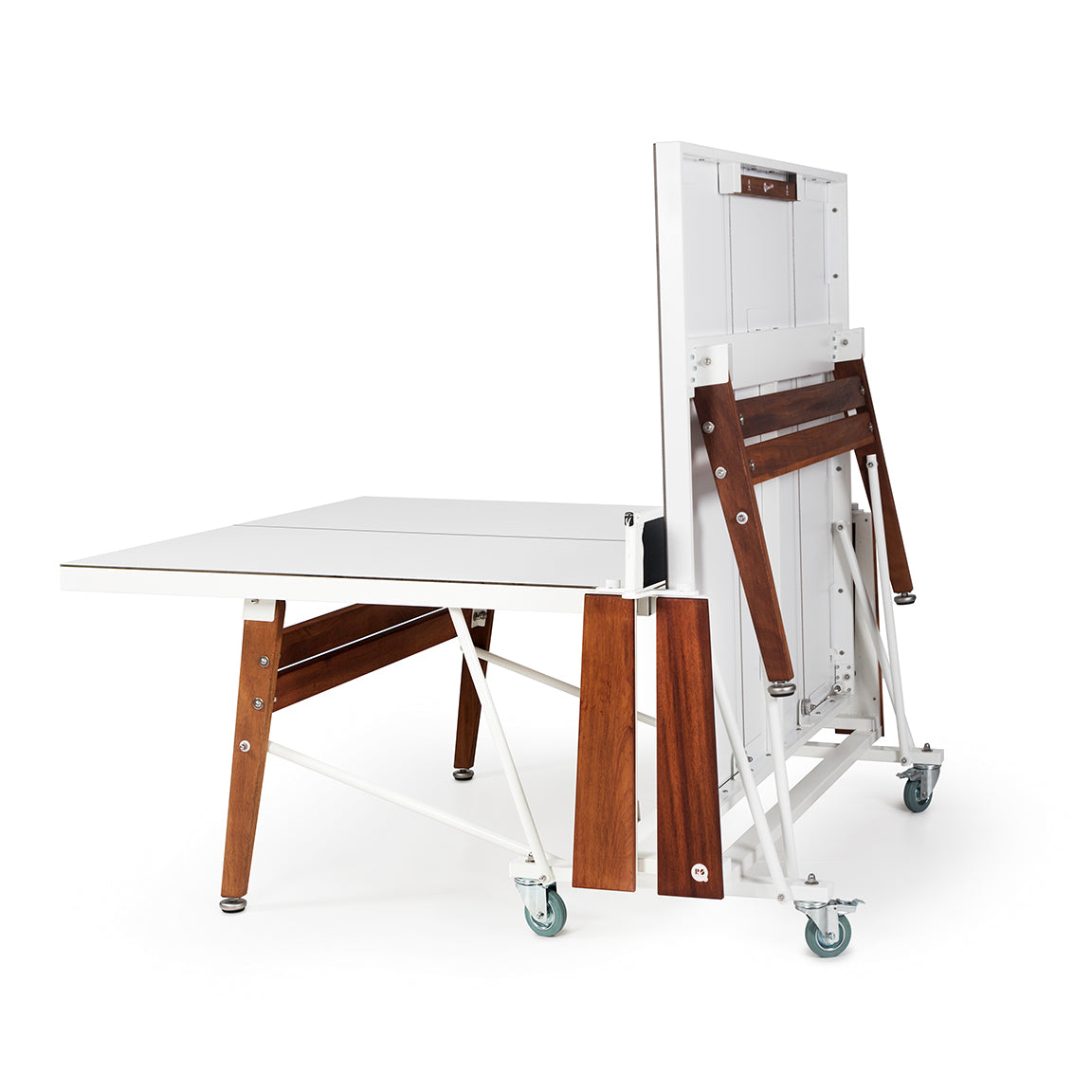 Folding Ping Pong Table - White