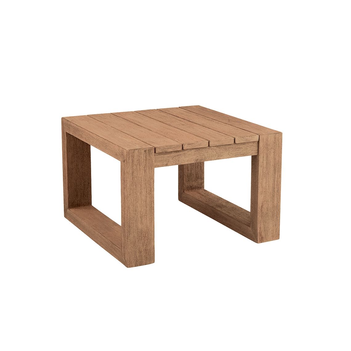 Kingsley Bate Montauk Brushed teak square side table