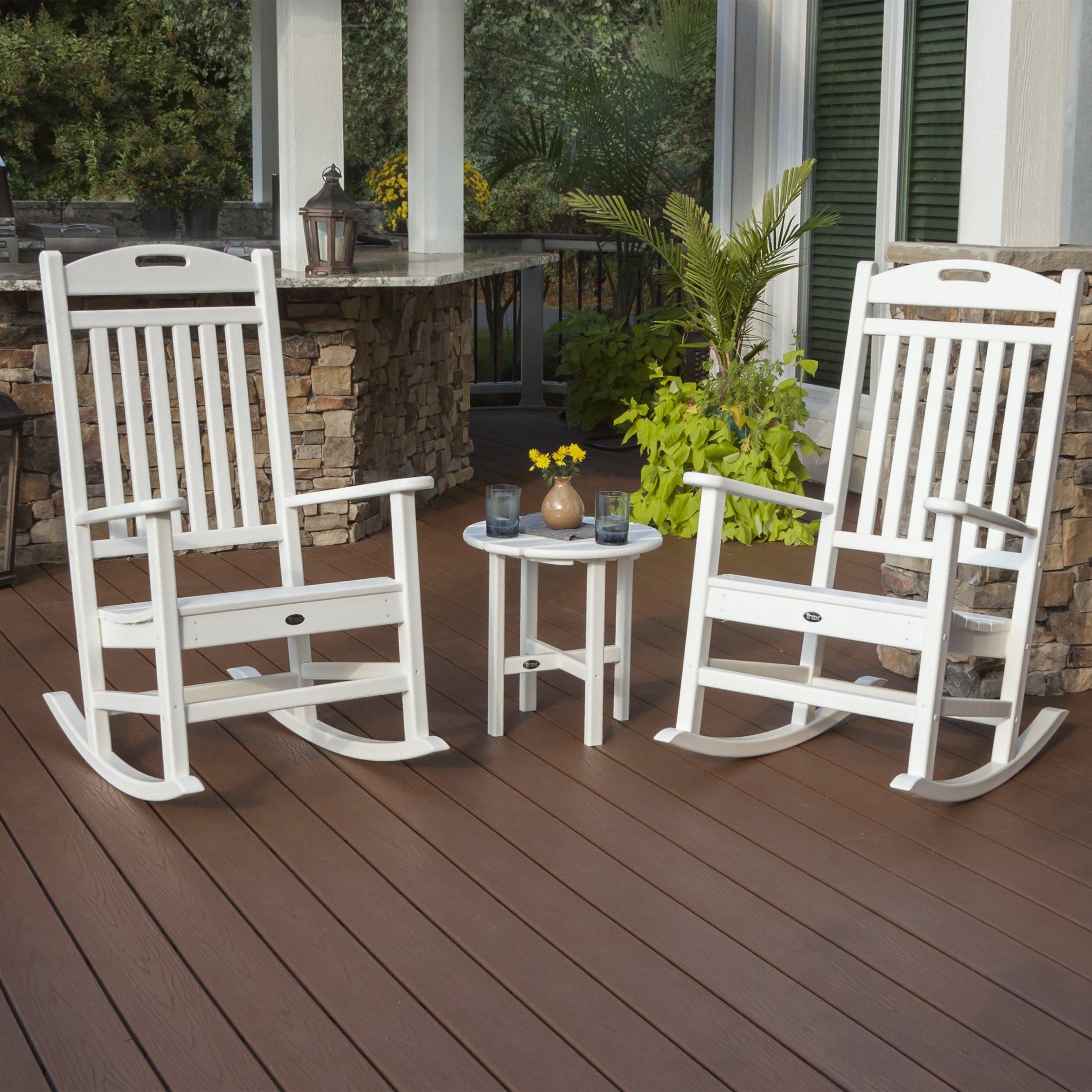 Trex® Outdoor Furniture™ Yacht Club Rocker 3-Piece Ensemble