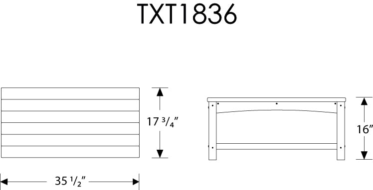 Trex® Outdoor Furniture™ Rockport Club Coffee Table