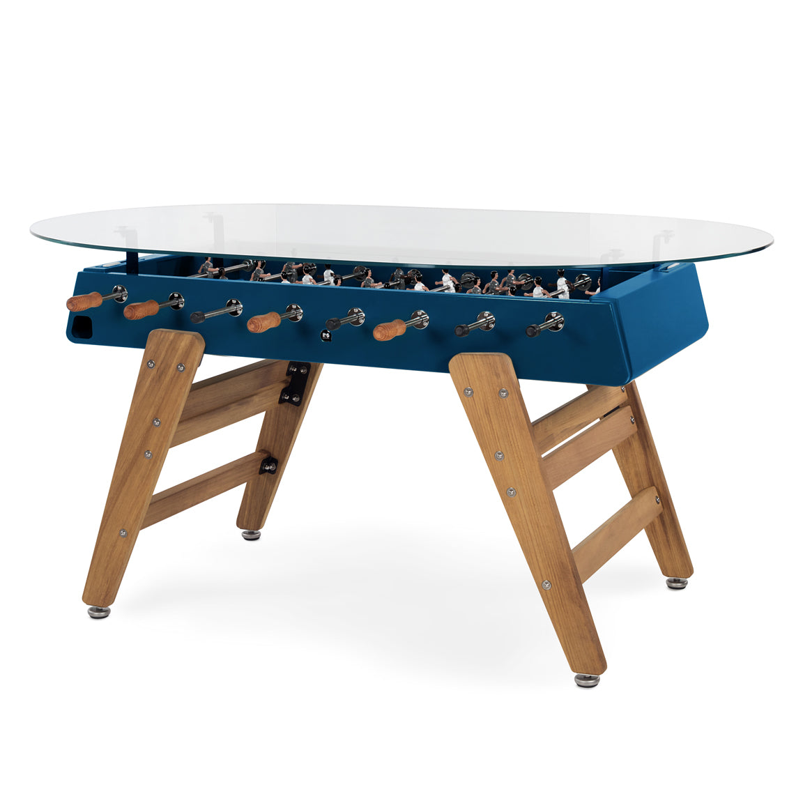 RS3 Wood Foosball Dining Table - Blue
