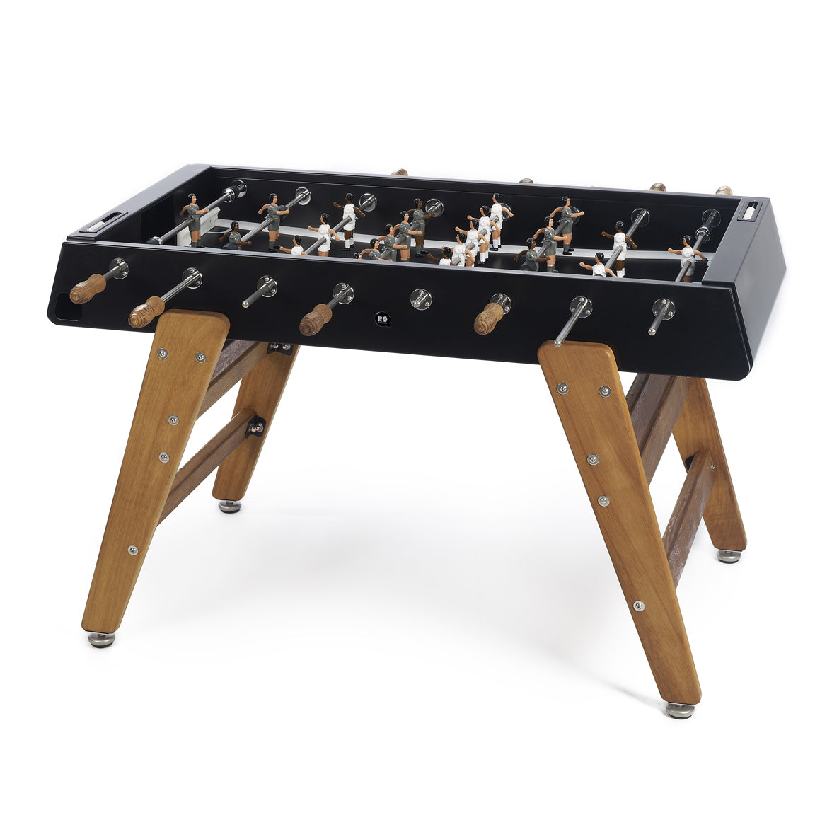 RS3 Wood Foosball Table - Black with Black Field