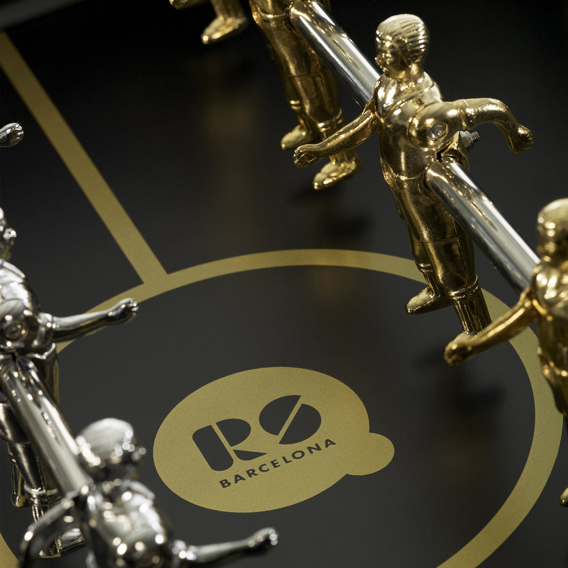 RS3 Wood Foosball Table - Black and Gold
