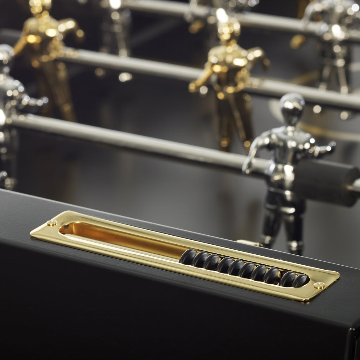 RS3 Wood Foosball Table - Black and Gold